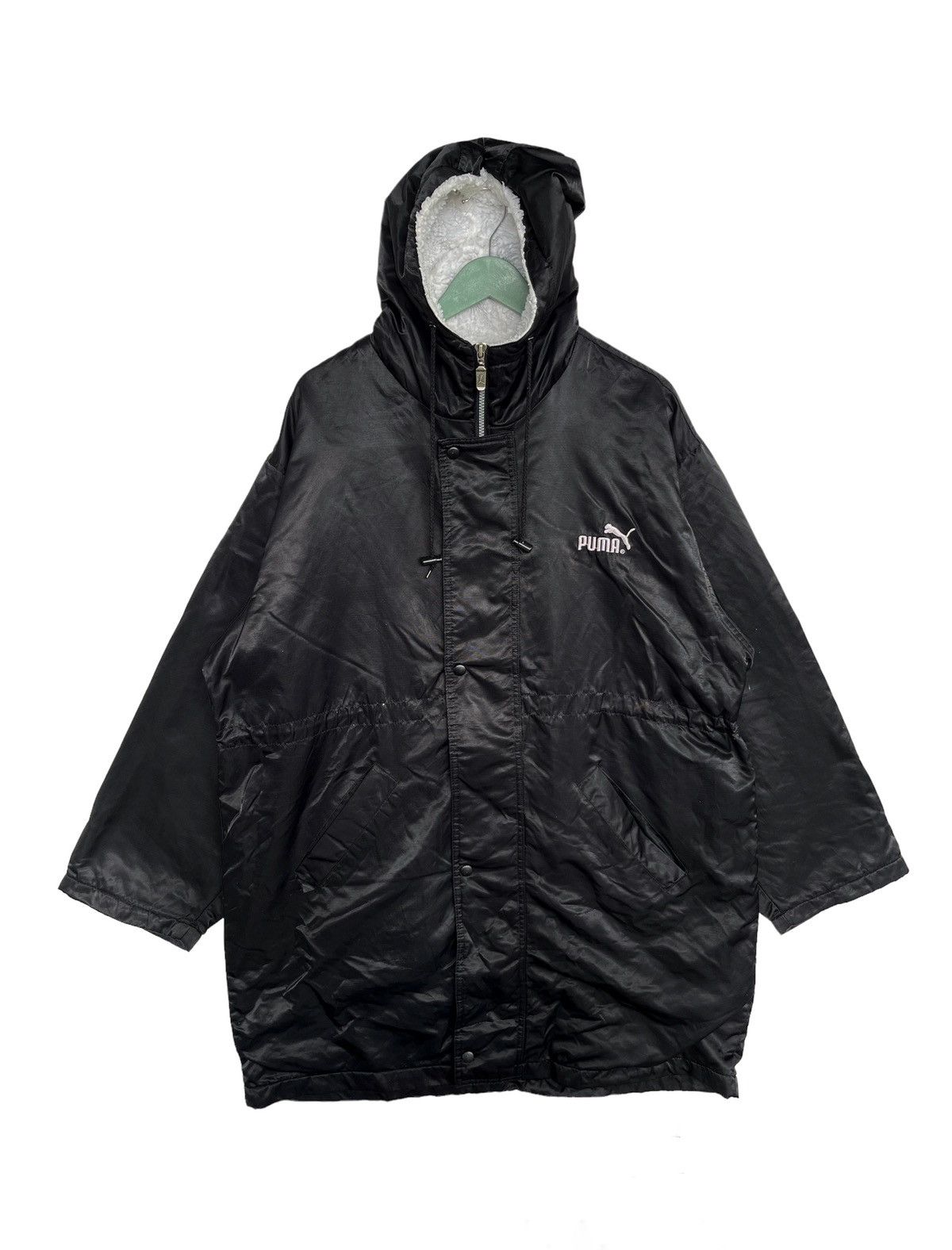 Puma Vintage Puma Long Jacket Size US XL / EU 56 / 4 - 1 Thumbnail