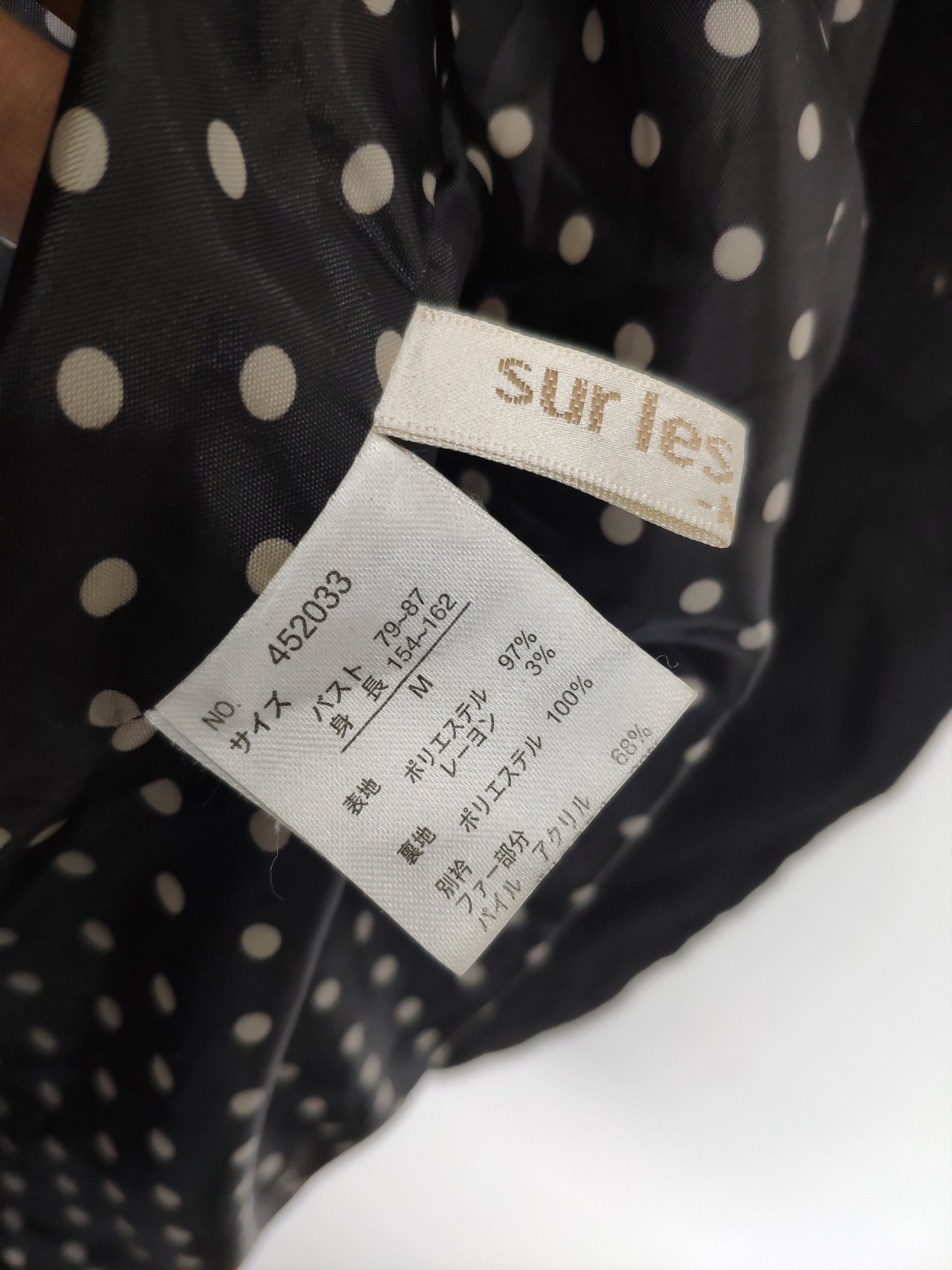 Designer Sur Lesnuages Double Breasted Peacoat Black Size M / US 6-8 / IT 42-44 - 5 Thumbnail