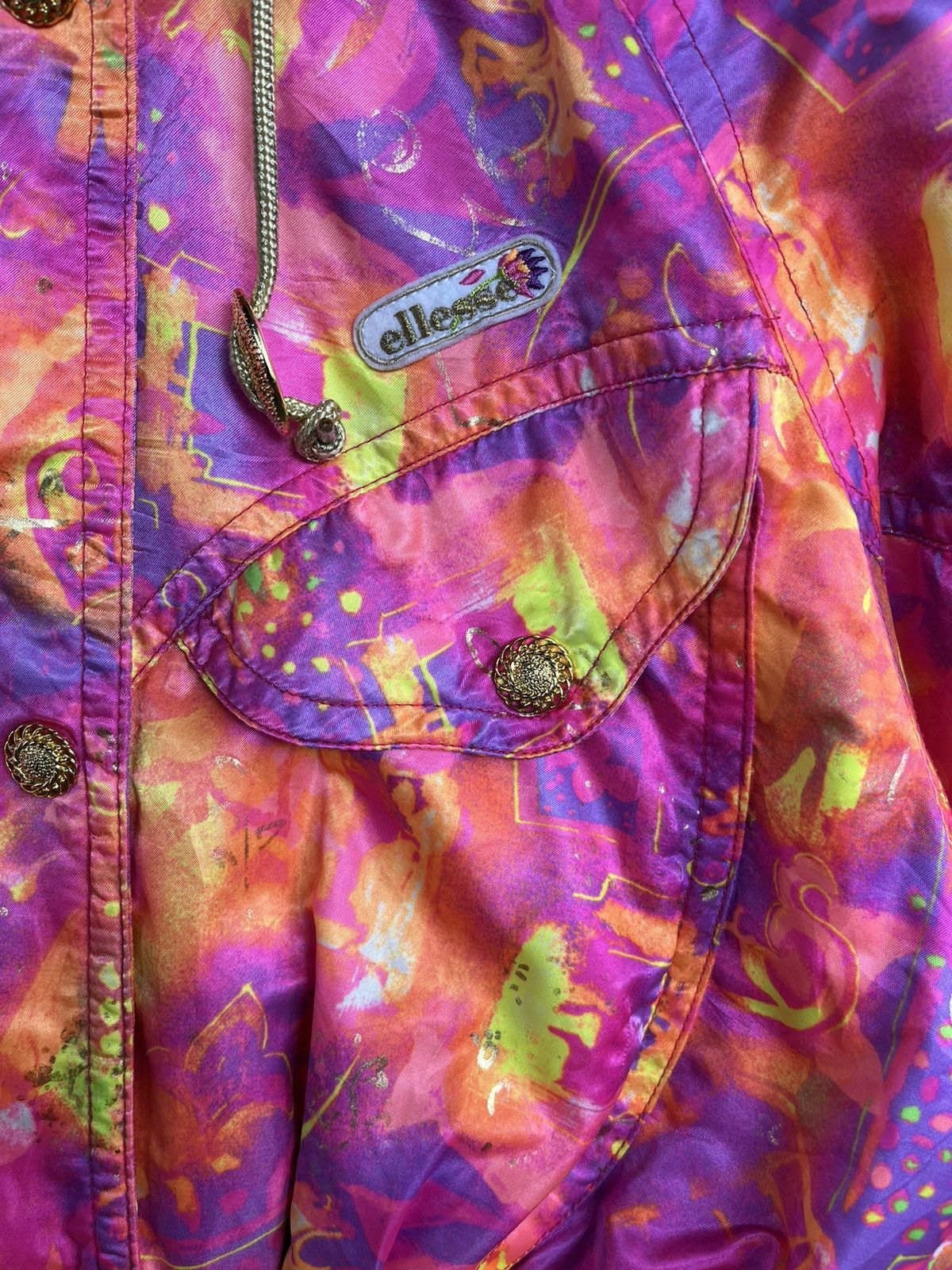 Ellesse Vintage Ellesse Women Ski Jacket Size L / US 10 / IT 46 - 4 Thumbnail