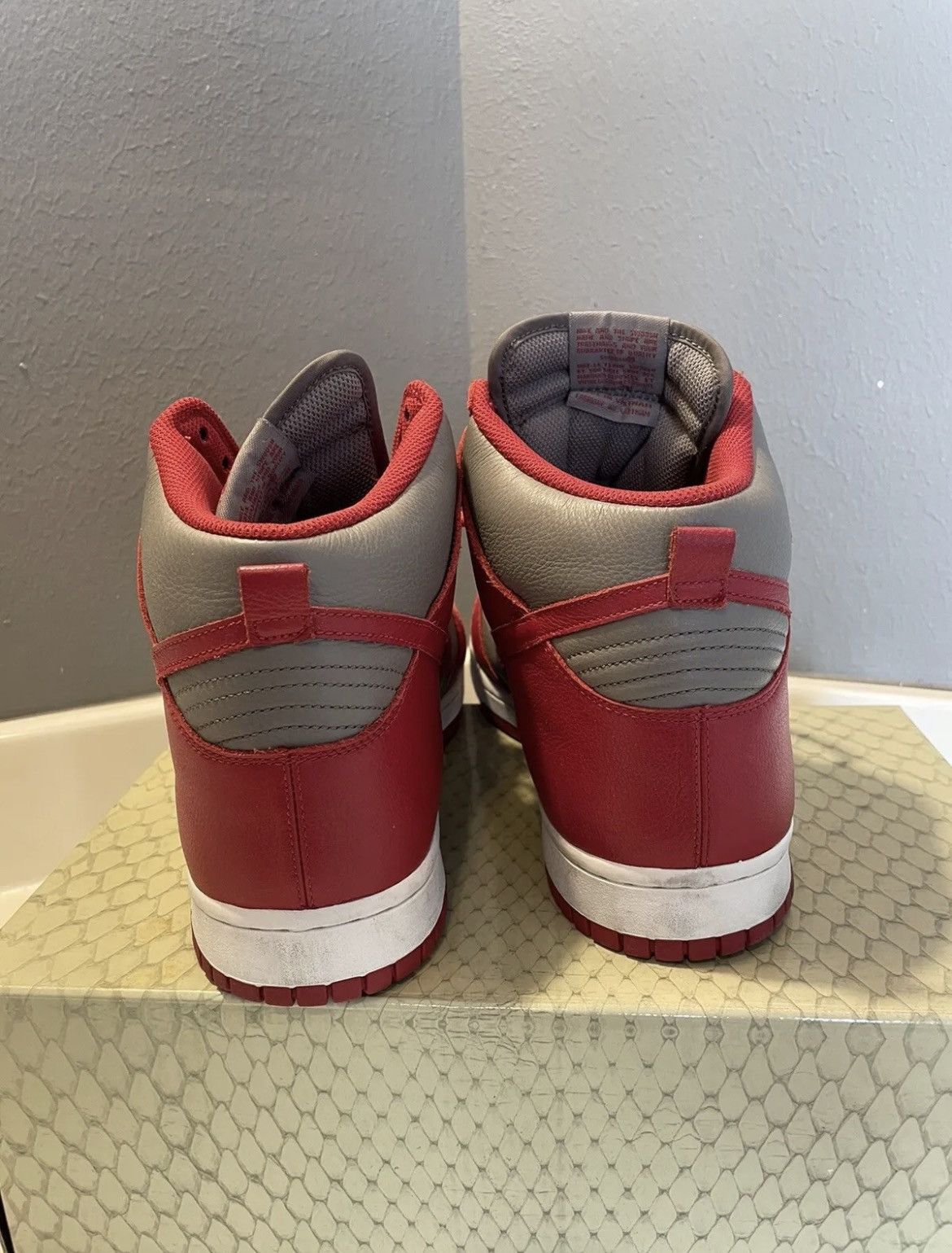 Nike Nike Dunk High UNLV size 13 VNDS 2016 Size US 13 / EU 46 - 5 Thumbnail