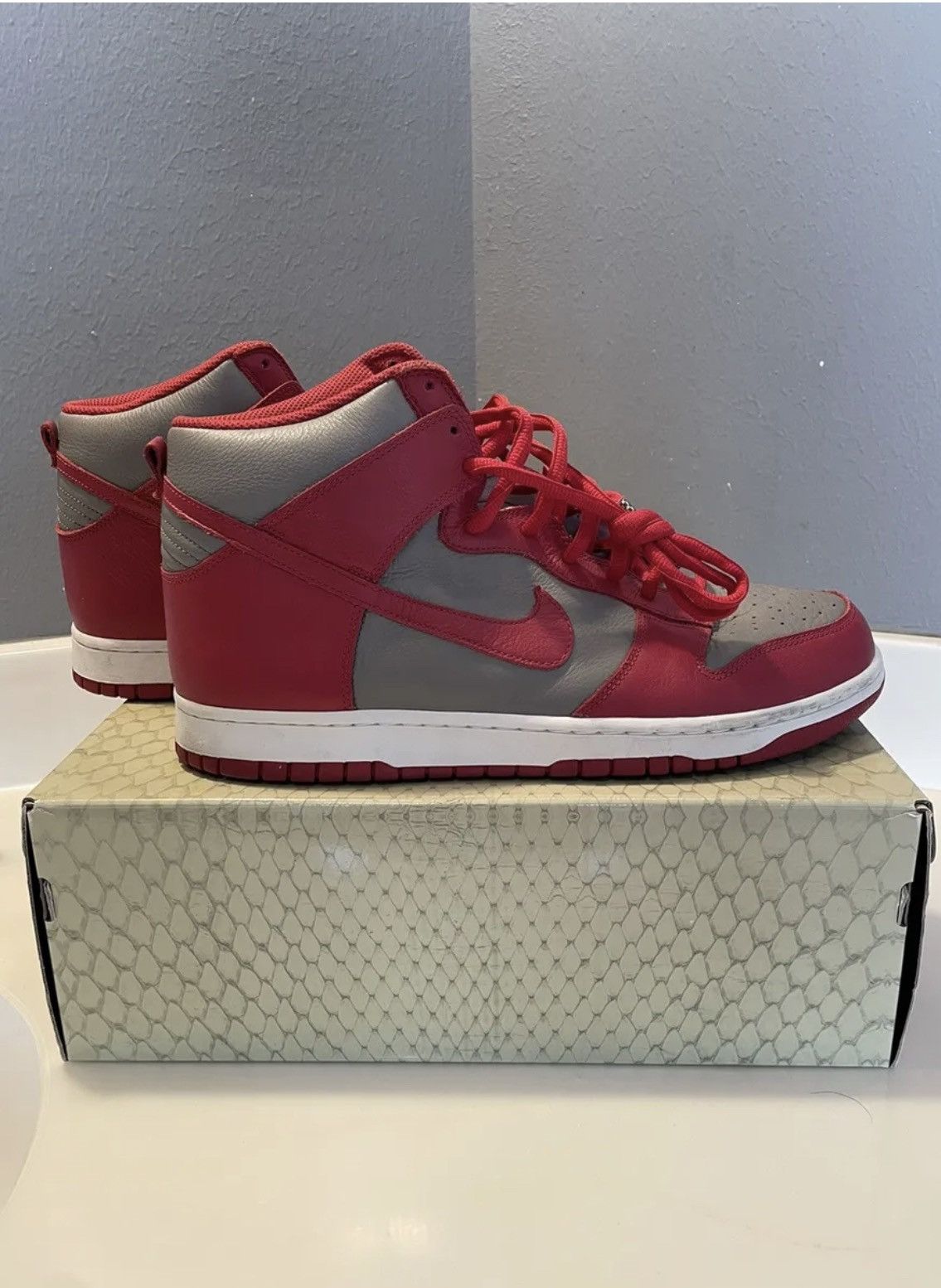 Nike Nike Dunk High UNLV size 13 VNDS 2016 Size US 13 / EU 46 - 1 Thumbnail