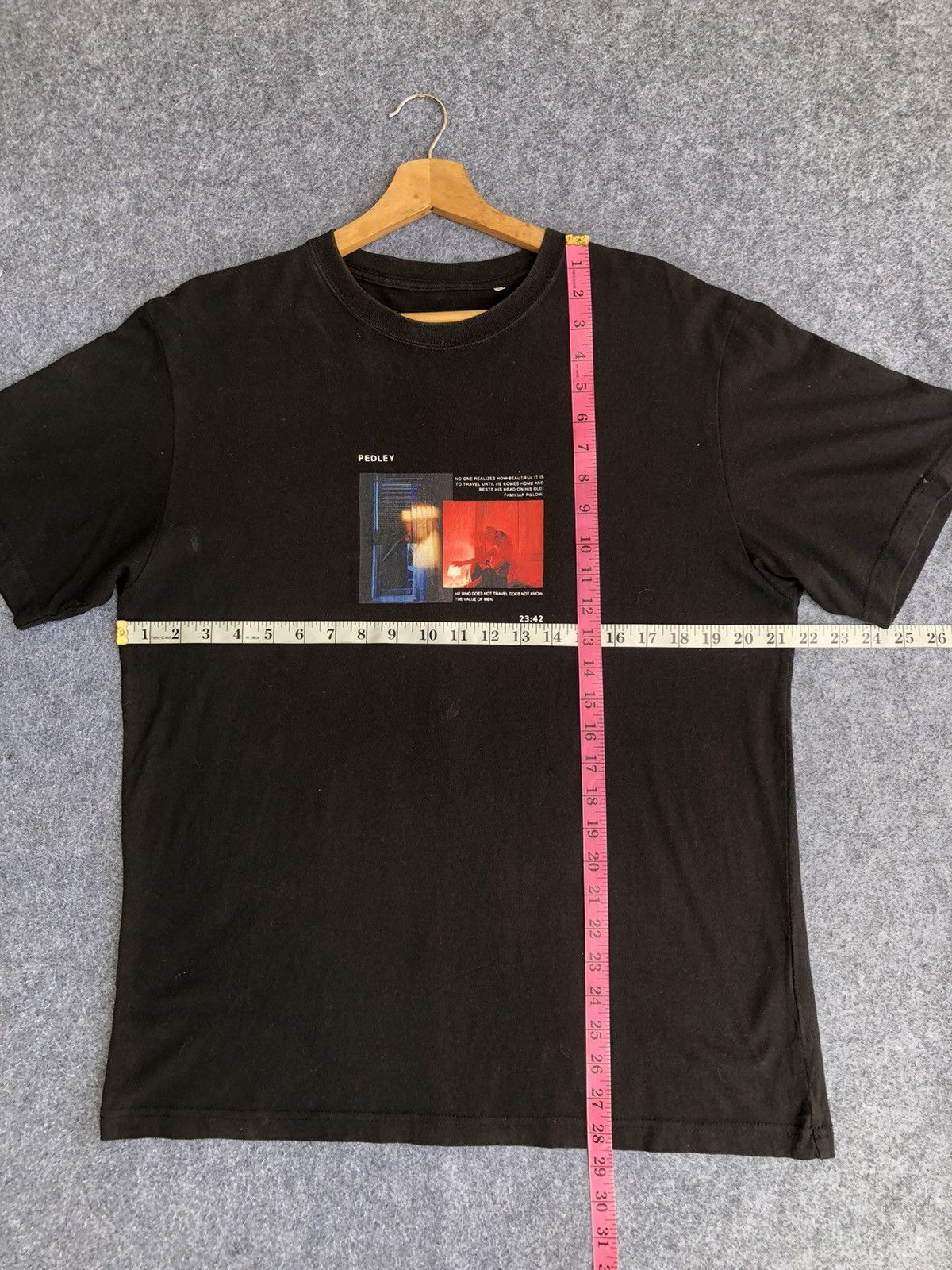 Other Last Drop🔥Rare🔥PEDLEY Black T shirt Size US L / EU 52-54 / 3 - 9 Thumbnail