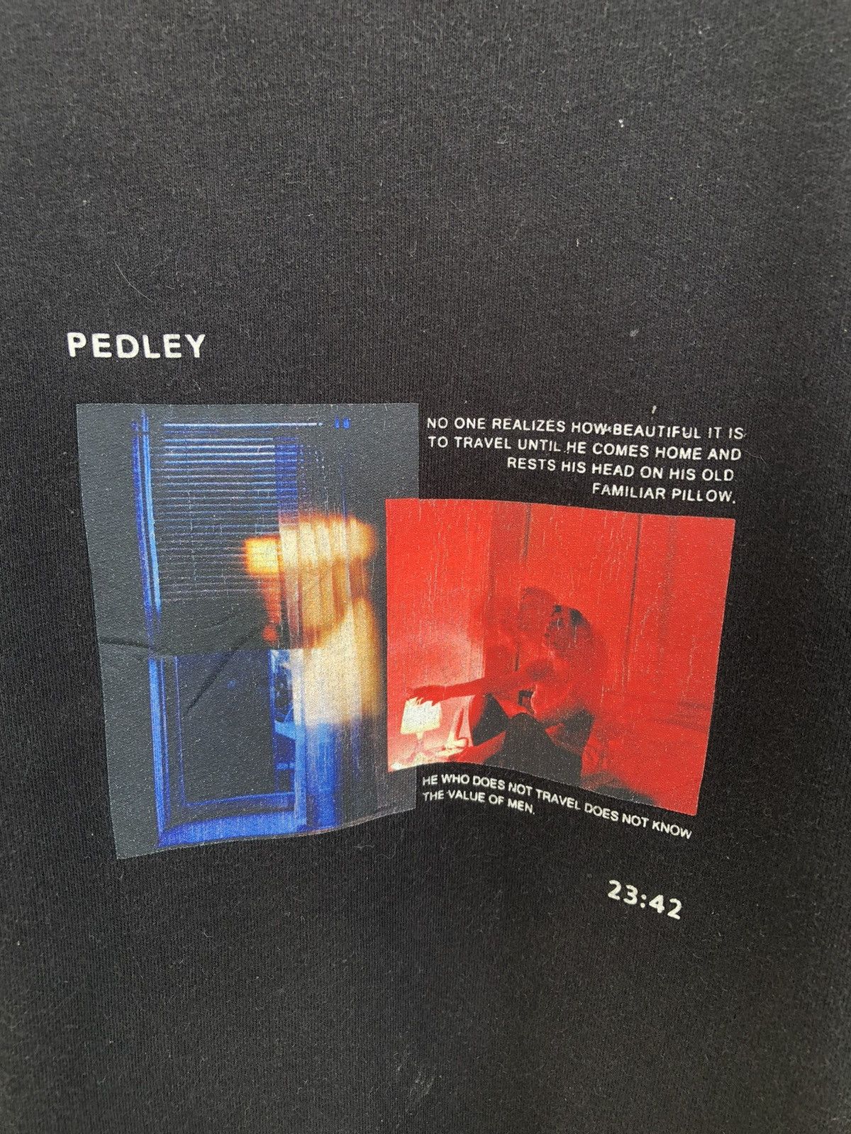 Other Last Drop🔥Rare🔥PEDLEY Black T shirt Size US L / EU 52-54 / 3 - 1 Thumbnail