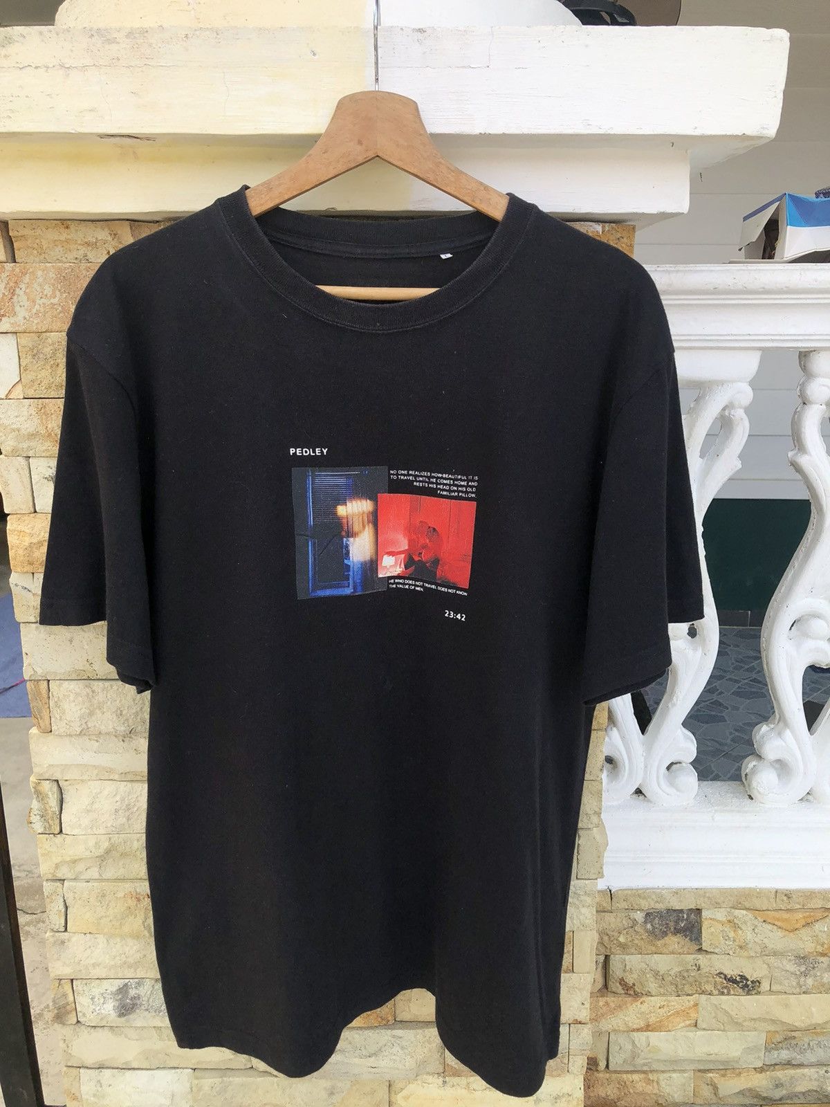 Other Last Drop🔥Rare🔥PEDLEY Black T shirt Size US L / EU 52-54 / 3 - 2 Thumbnail