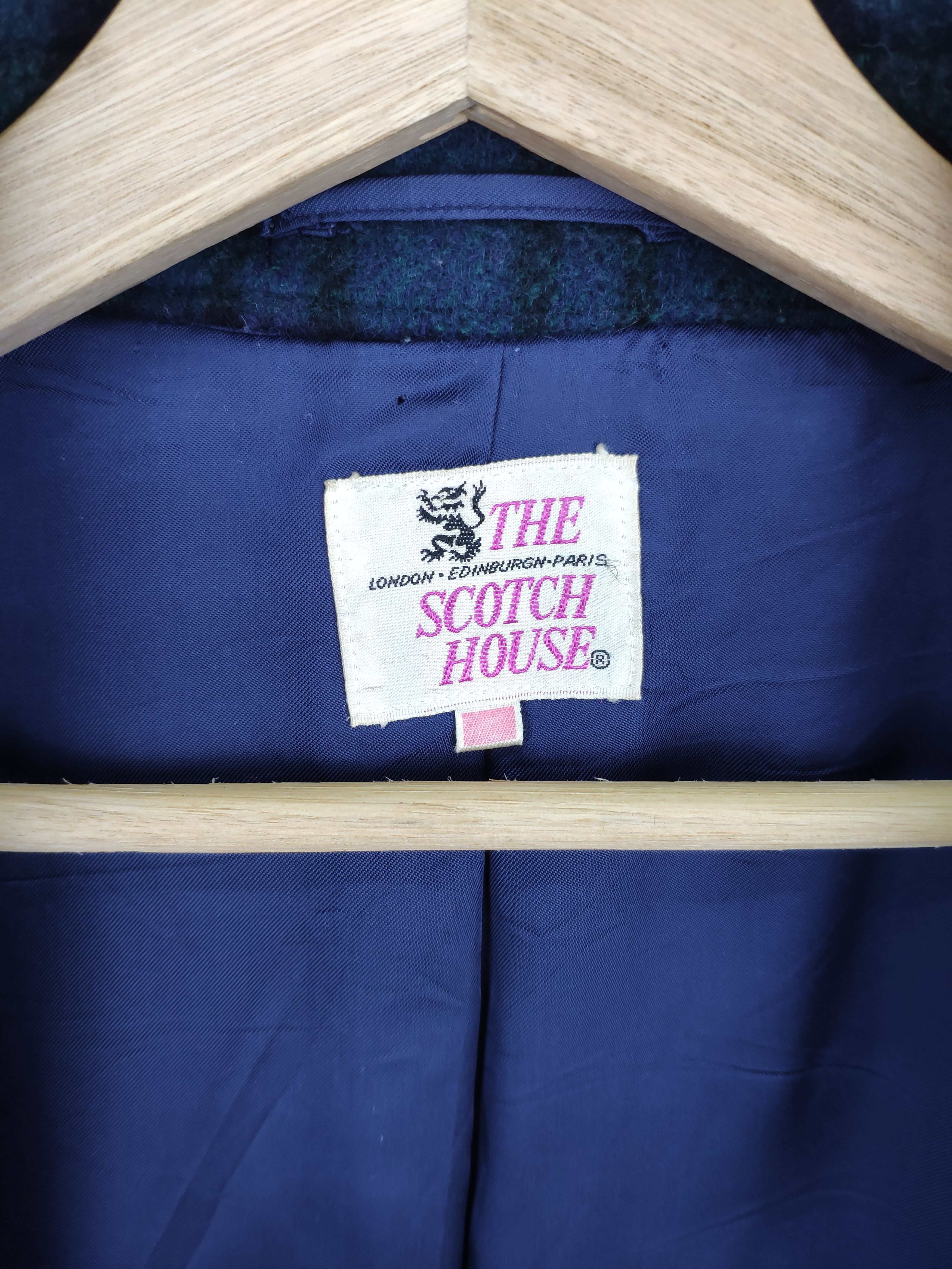 Vintage Vintage The Scotch House Wool Peacoat Double Breasted Size US M / EU 48-50 / 2 - 4 Thumbnail