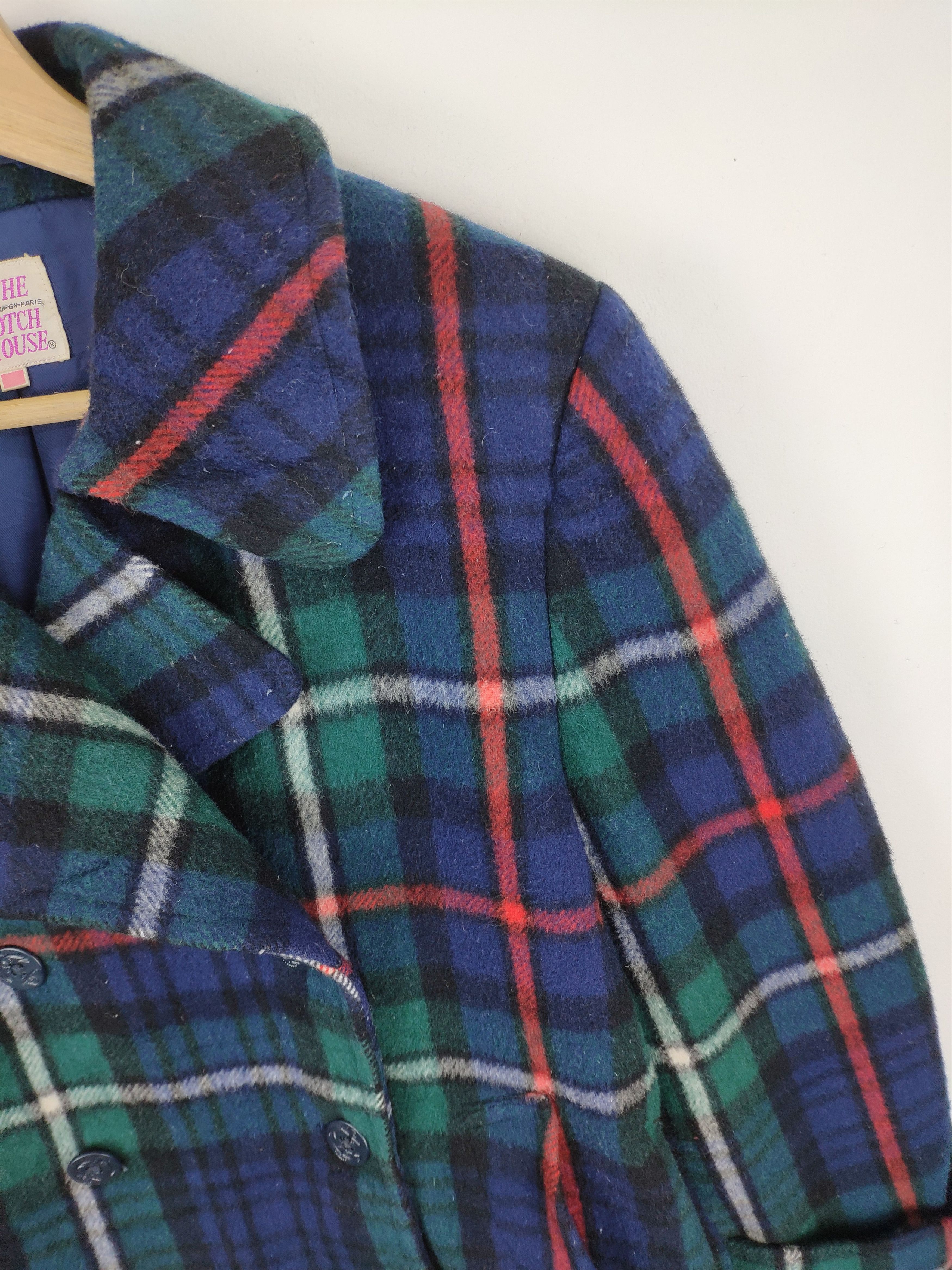 Vintage Vintage The Scotch House Wool Peacoat Double Breasted Size US M / EU 48-50 / 2 - 12 Thumbnail