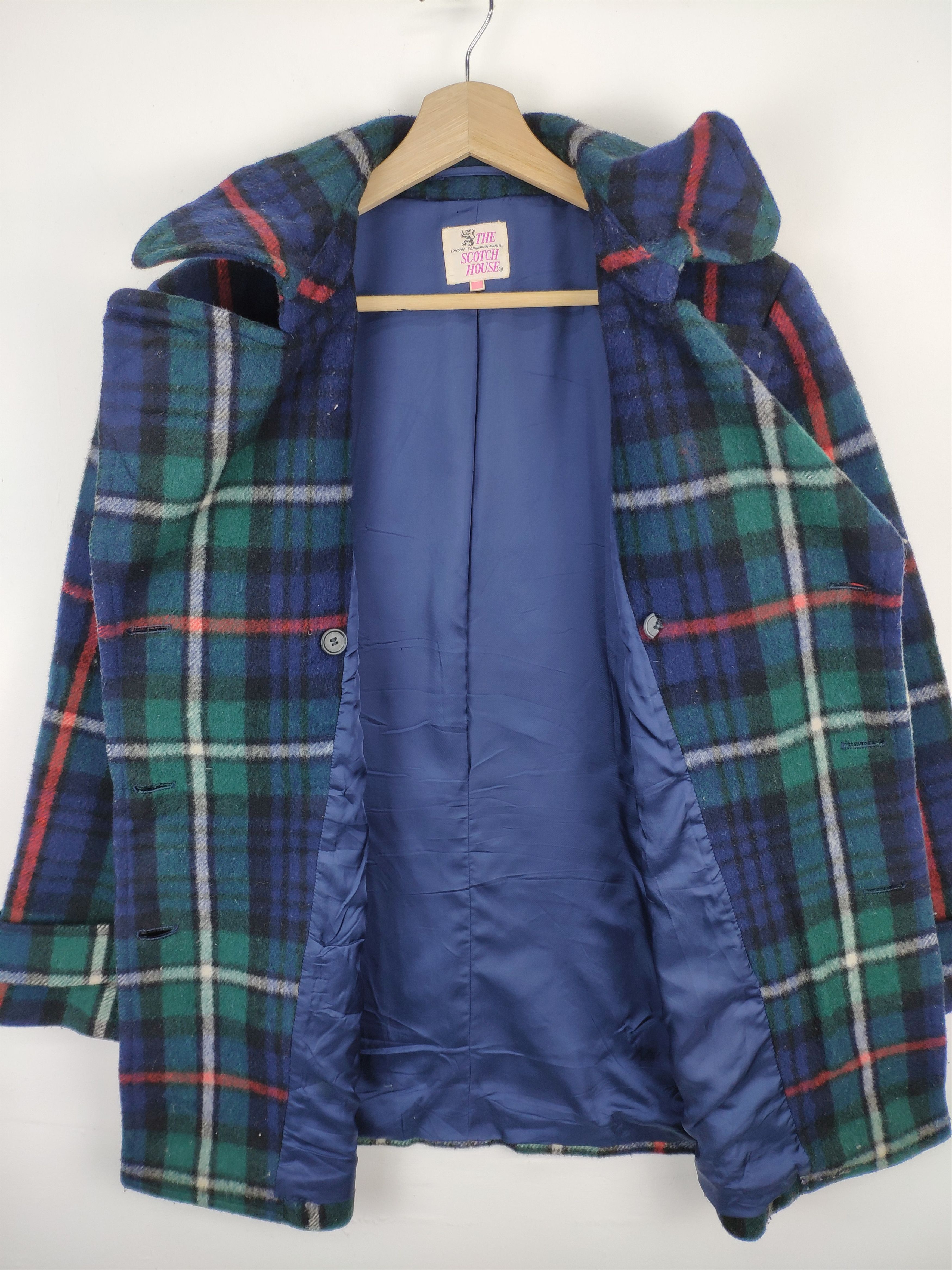 Vintage Vintage The Scotch House Wool Peacoat Double Breasted Size US M / EU 48-50 / 2 - 15 Thumbnail
