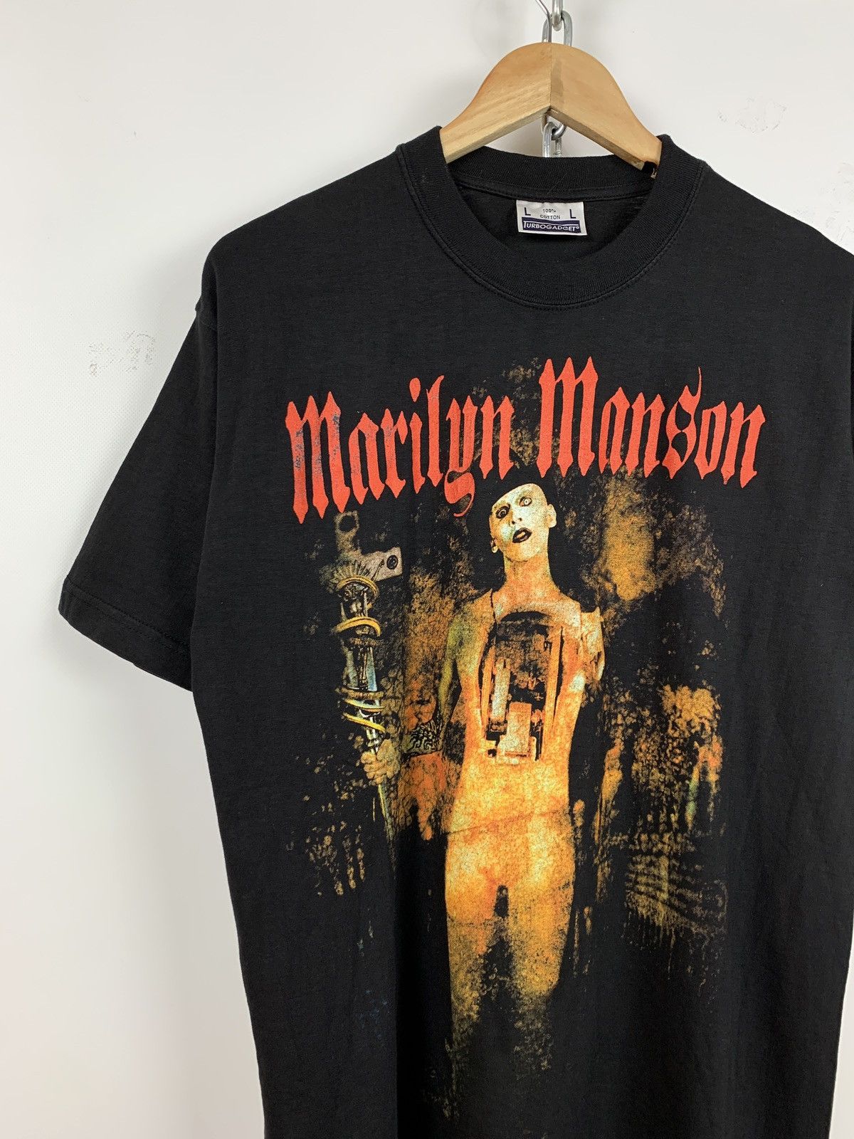 90s Vintage Marilyn Manson Tetragrammaton Band T-Shirt