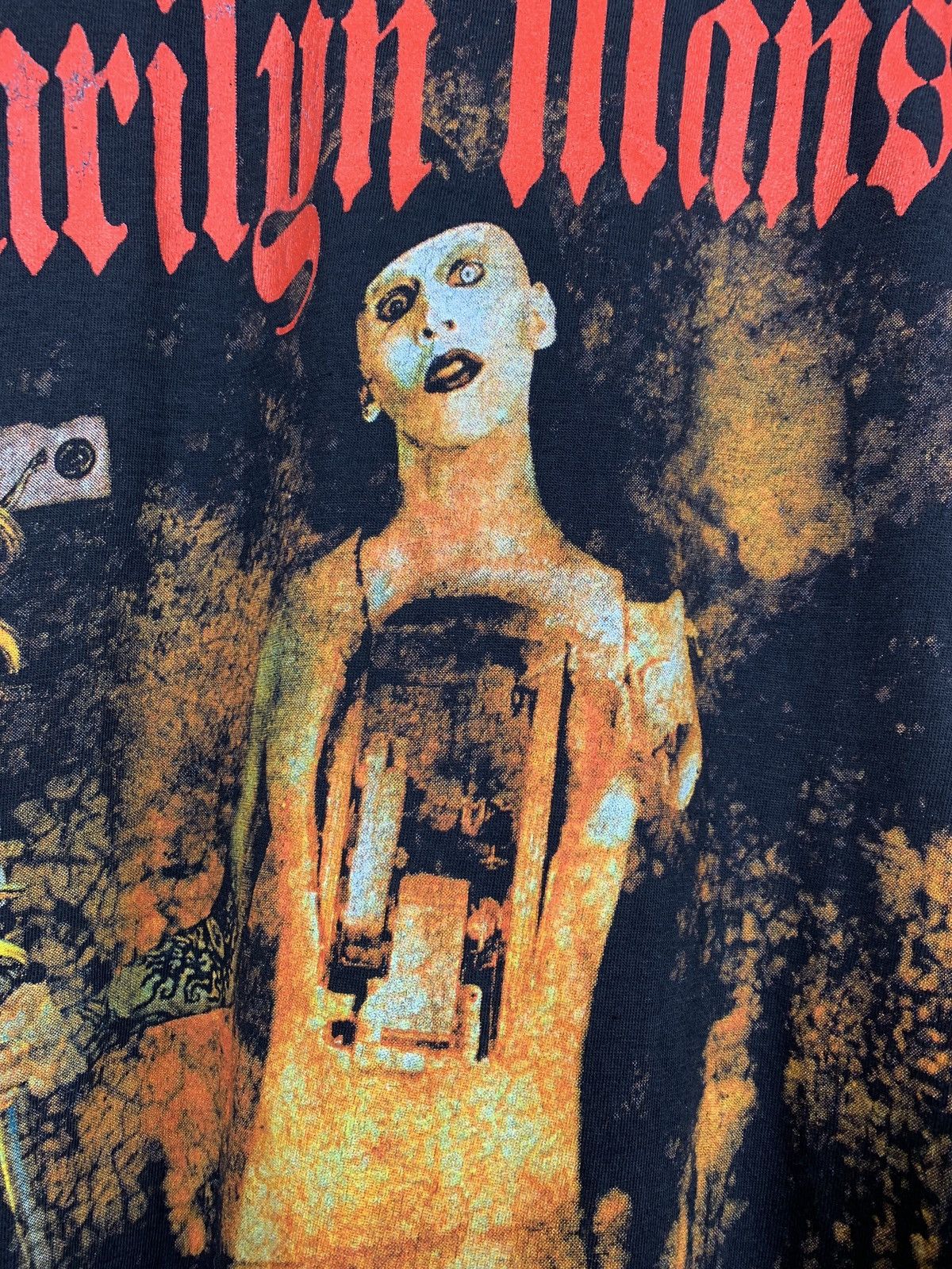 90s Vintage Marilyn Manson Tetragrammaton Band T-Shirt