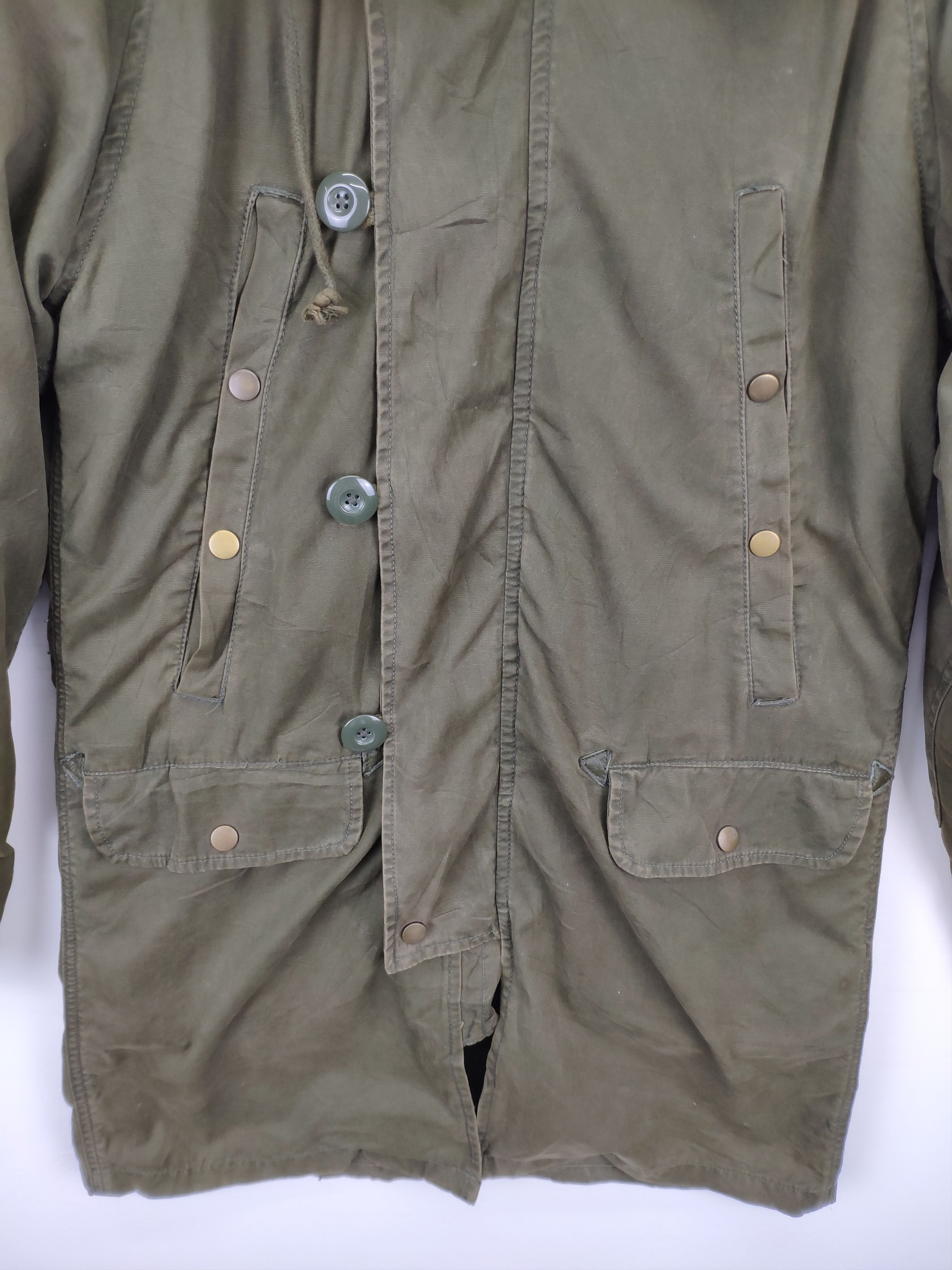 Japanese Brand × Le Grande Bleu (L.G.B.) × Vintage 🇯🇵 Vintage 1990s Hooded Parka Military Style Size US M / EU 48-50 / 2 - 6 Thumbnail