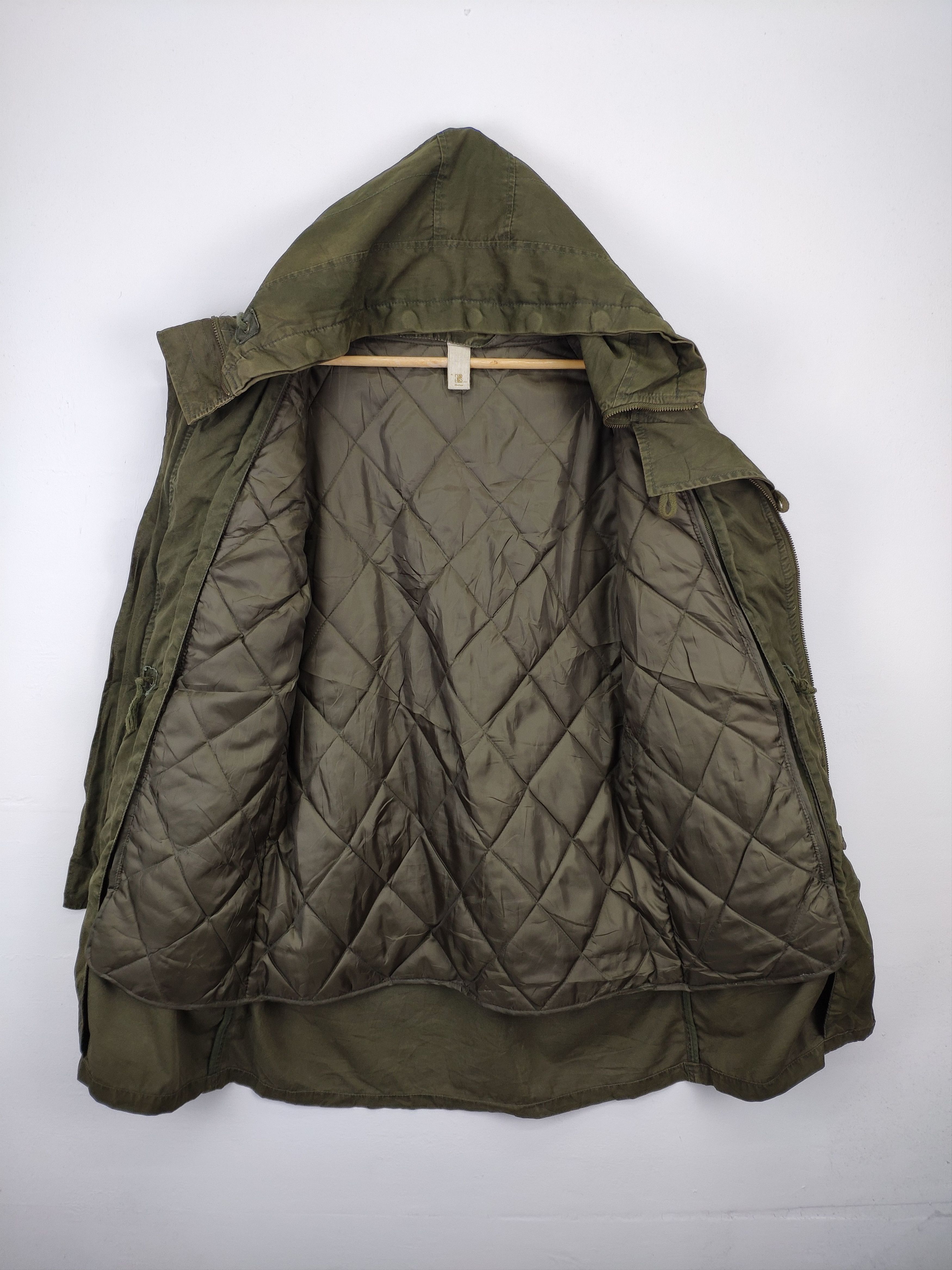 Japanese Brand × Le Grande Bleu (L.G.B.) × Vintage 🇯🇵 Vintage 1990s Hooded Parka Military Style Size US M / EU 48-50 / 2 - 16 Thumbnail
