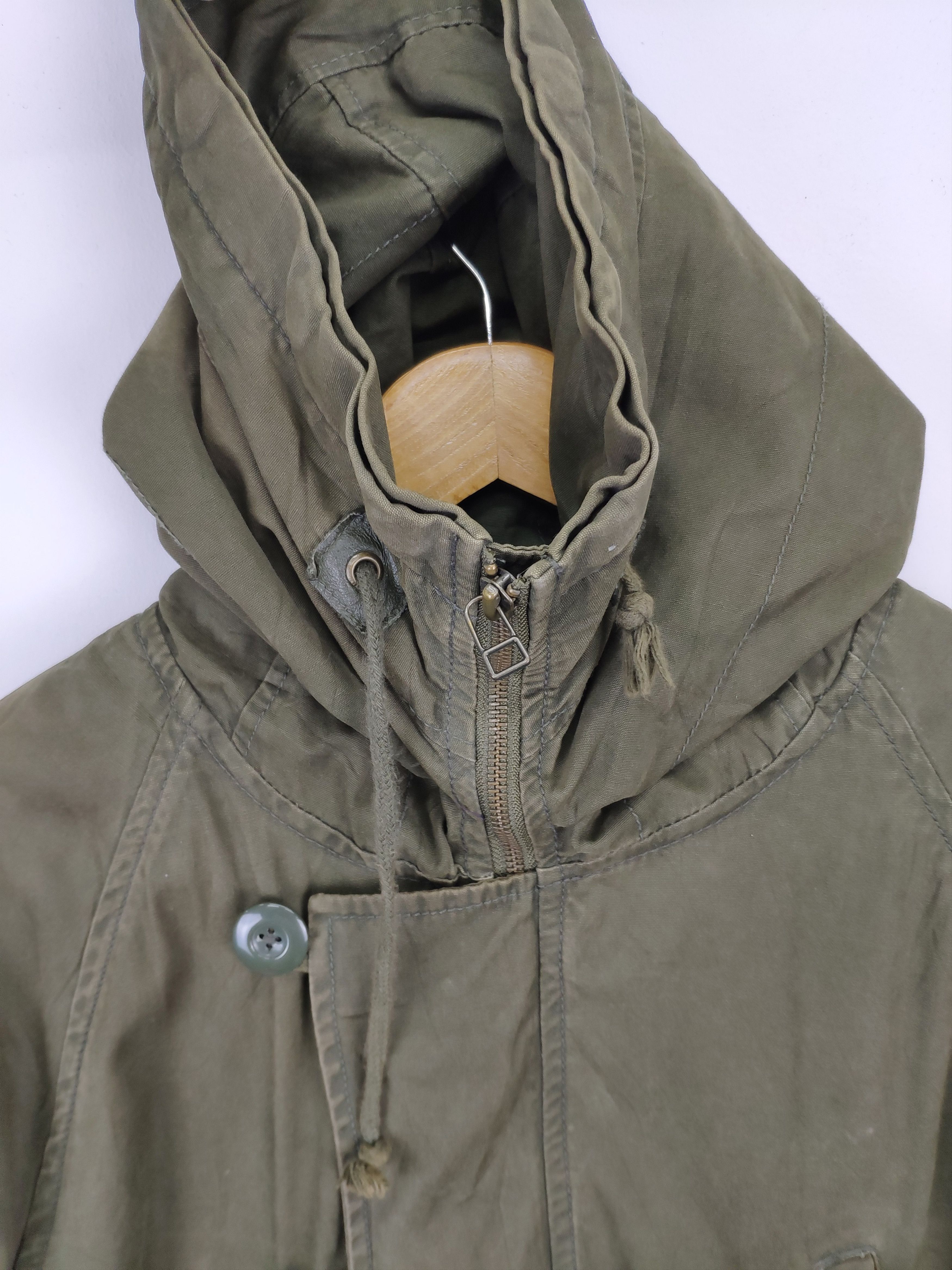 Japanese Brand × Le Grande Bleu (L.G.B.) × Vintage 🇯🇵 Vintage 1990s Hooded Parka Military Style Size US M / EU 48-50 / 2 - 15 Thumbnail