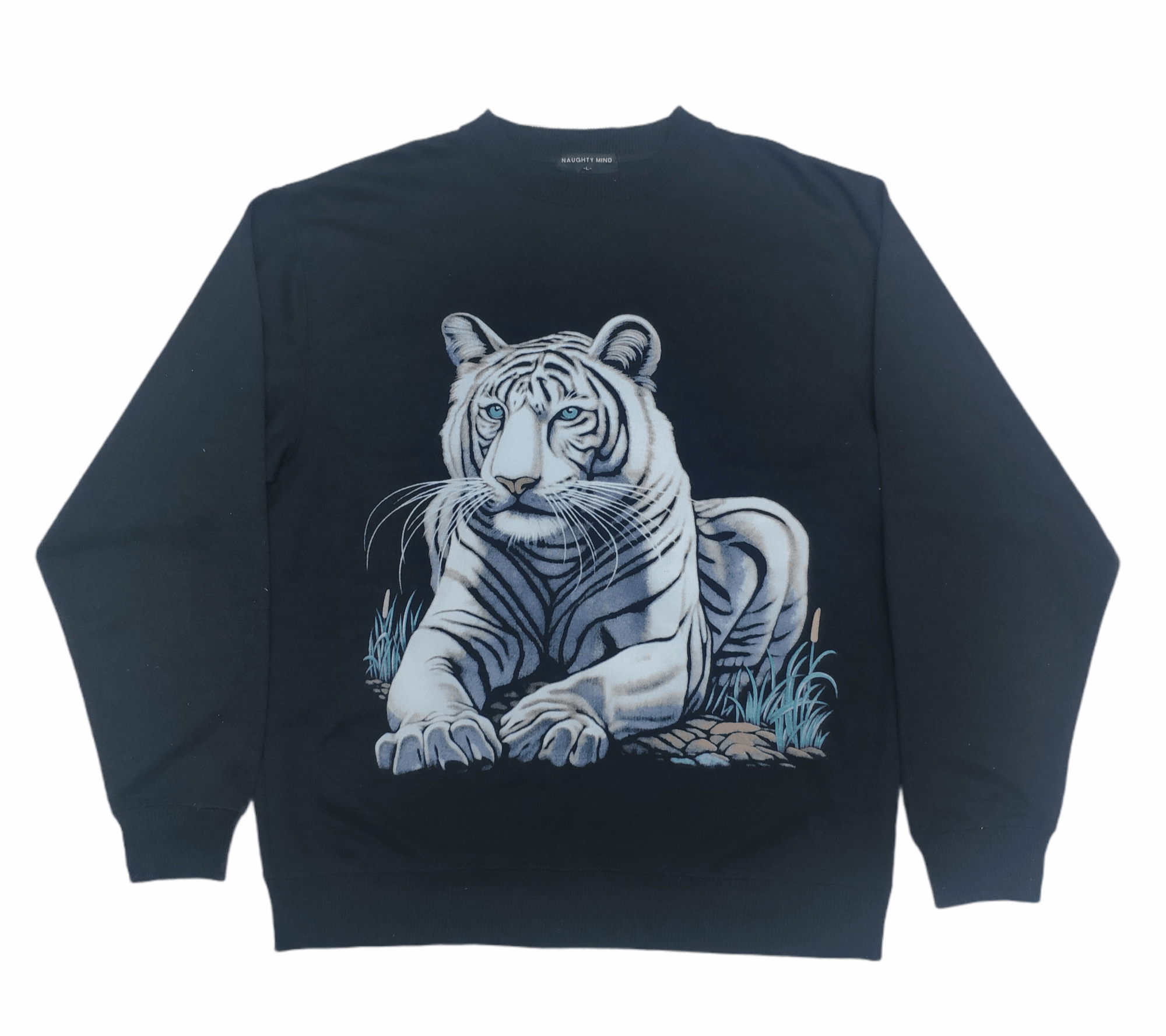 Japanese Brand × Vintage Vintage Tiger Sweatshirt Crewneck 3D Printed Size US M / EU 48-50 / 2 - 1 Thumbnail