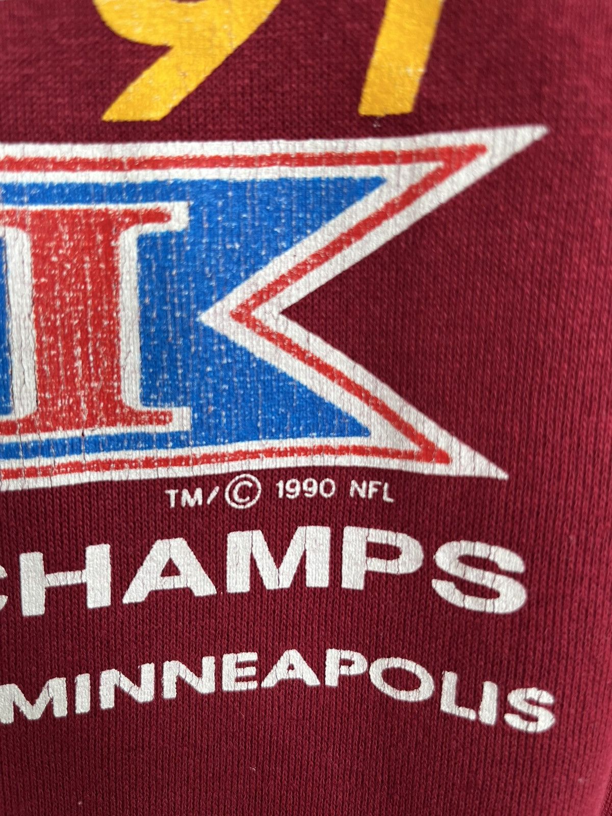 Other 1991 Washington Red Skin Super Bowl Champ Sweatshirt Size US L / EU 52-54 / 3 - 4 Thumbnail