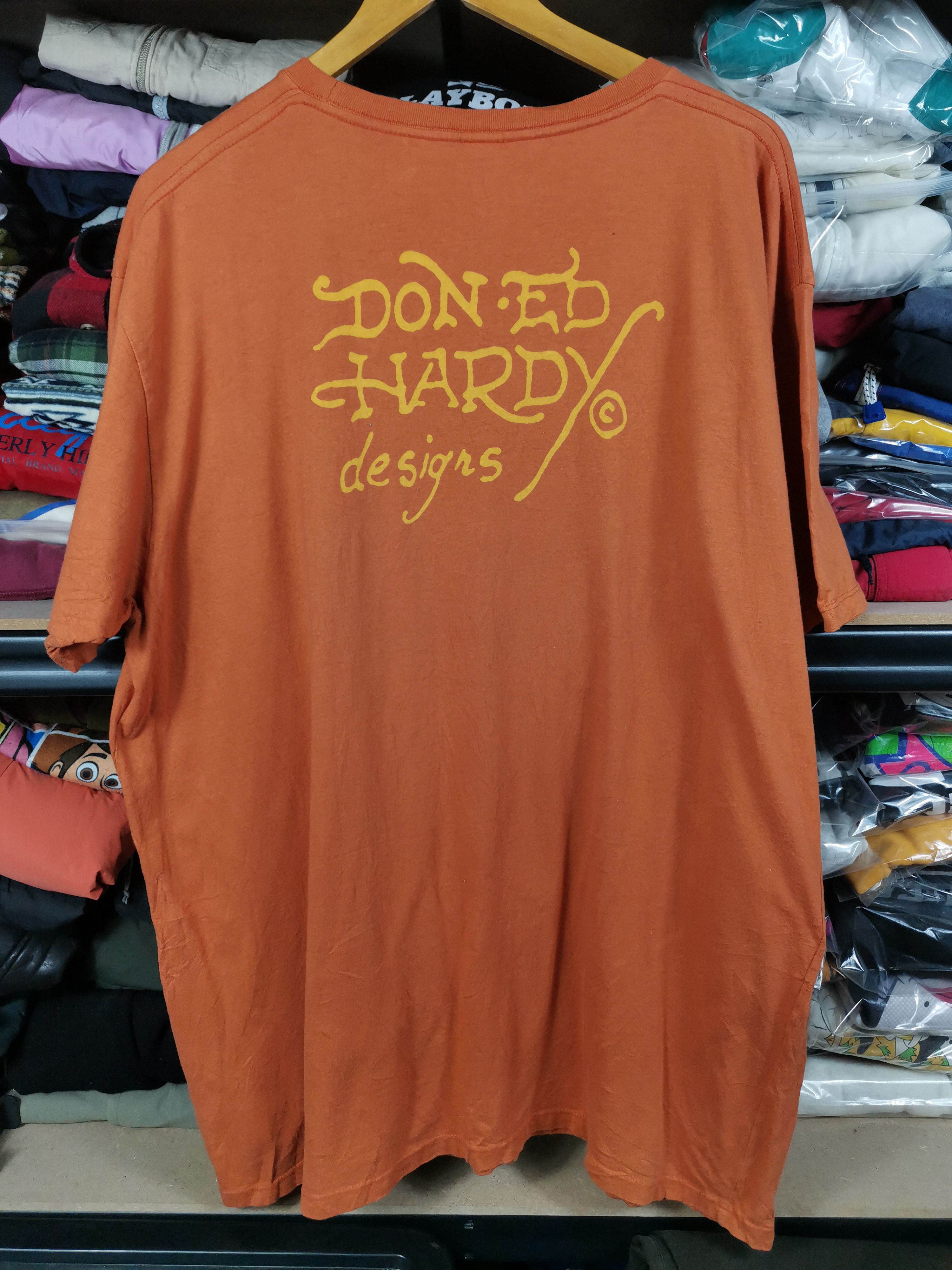 Christian Audigier Vintage Ed Hardy Christian Audigier Tshirt Size US XXL / EU 58 / 5 - 3 Thumbnail