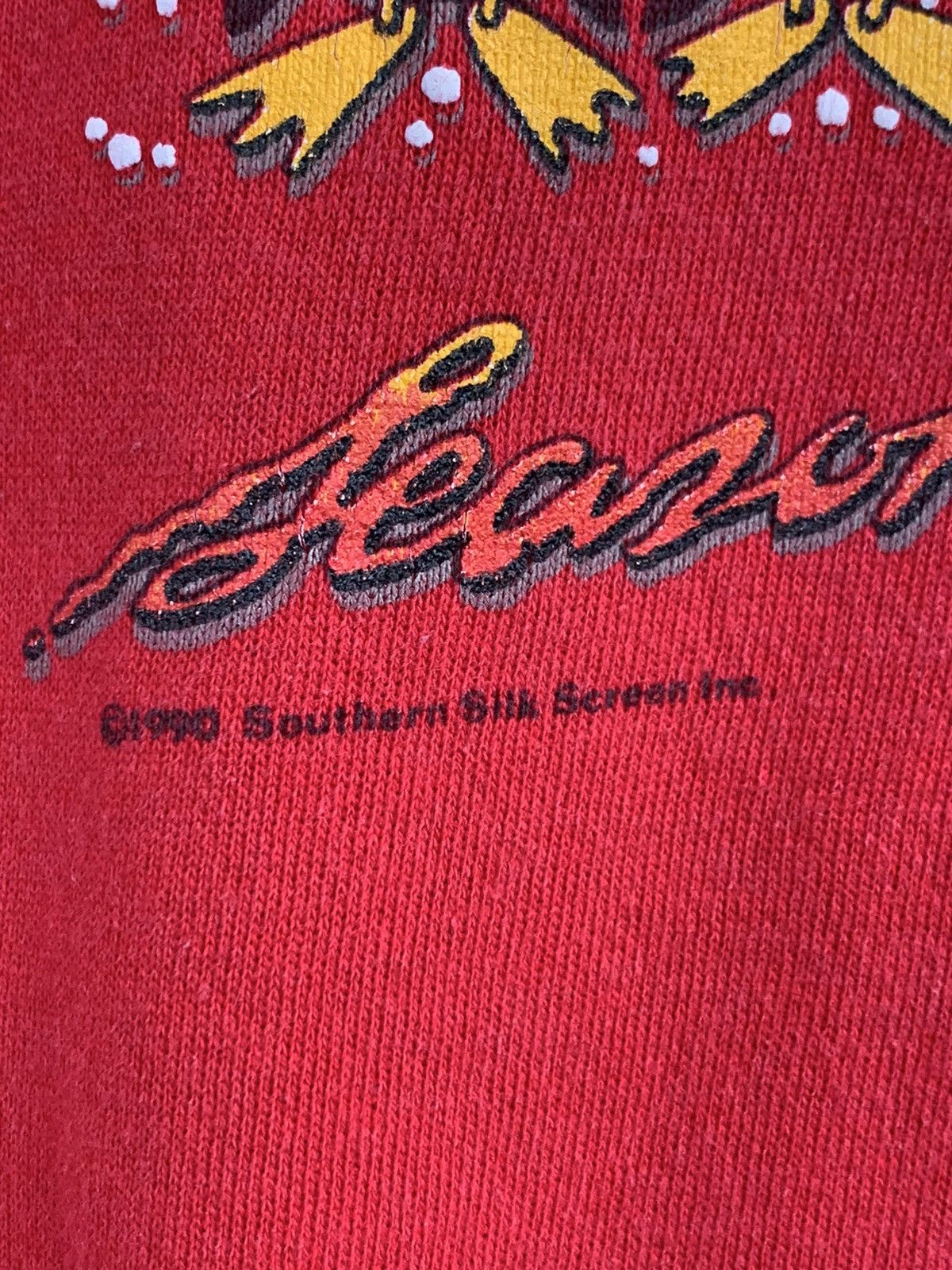 Hanes × Vintage Vintage 1992 Season Greeting Sweatshirt Size US XL / EU 56 / 4 - 5 Thumbnail