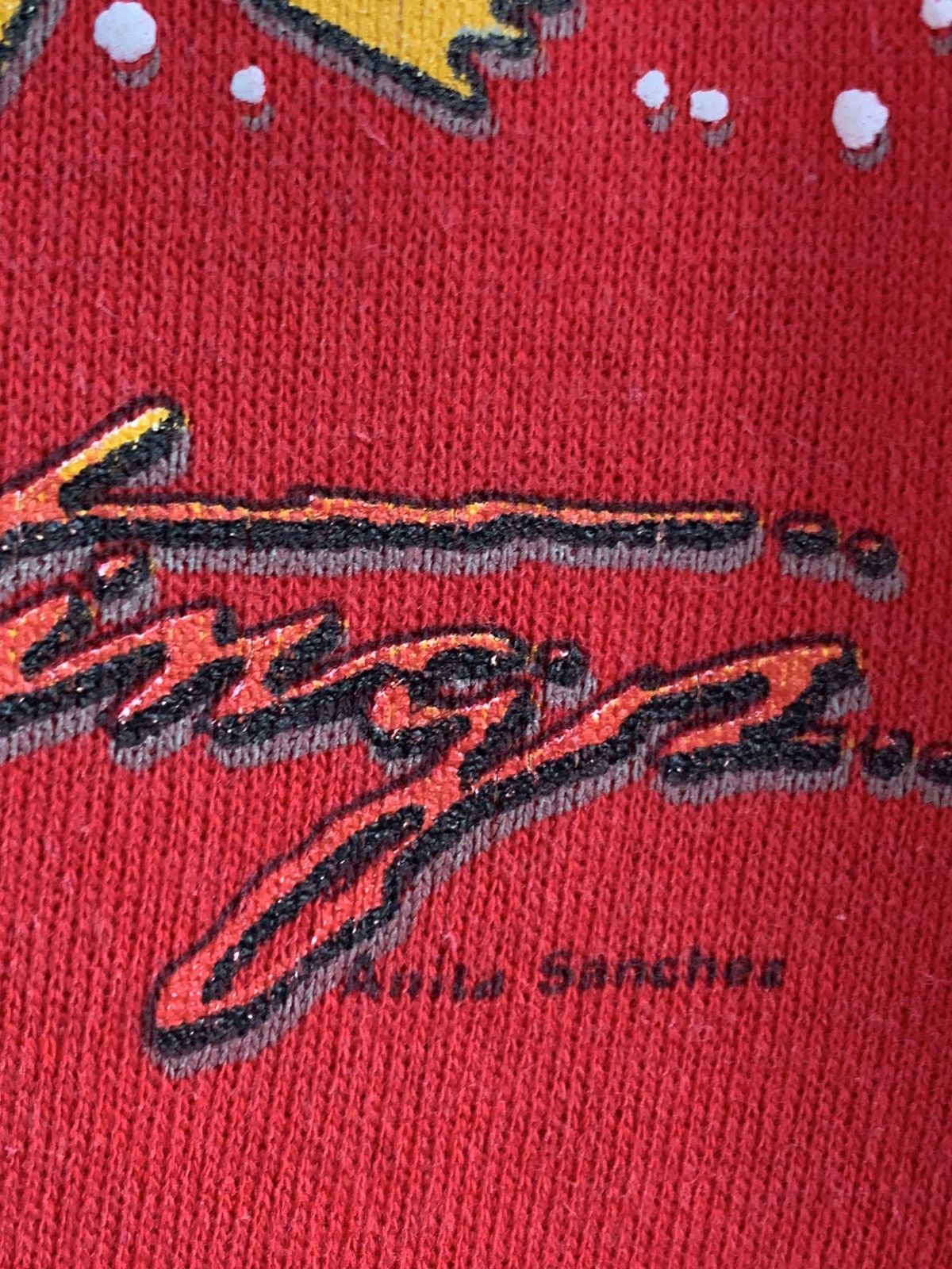 Hanes × Vintage Vintage 1992 Season Greeting Sweatshirt Size US XL / EU 56 / 4 - 4 Thumbnail