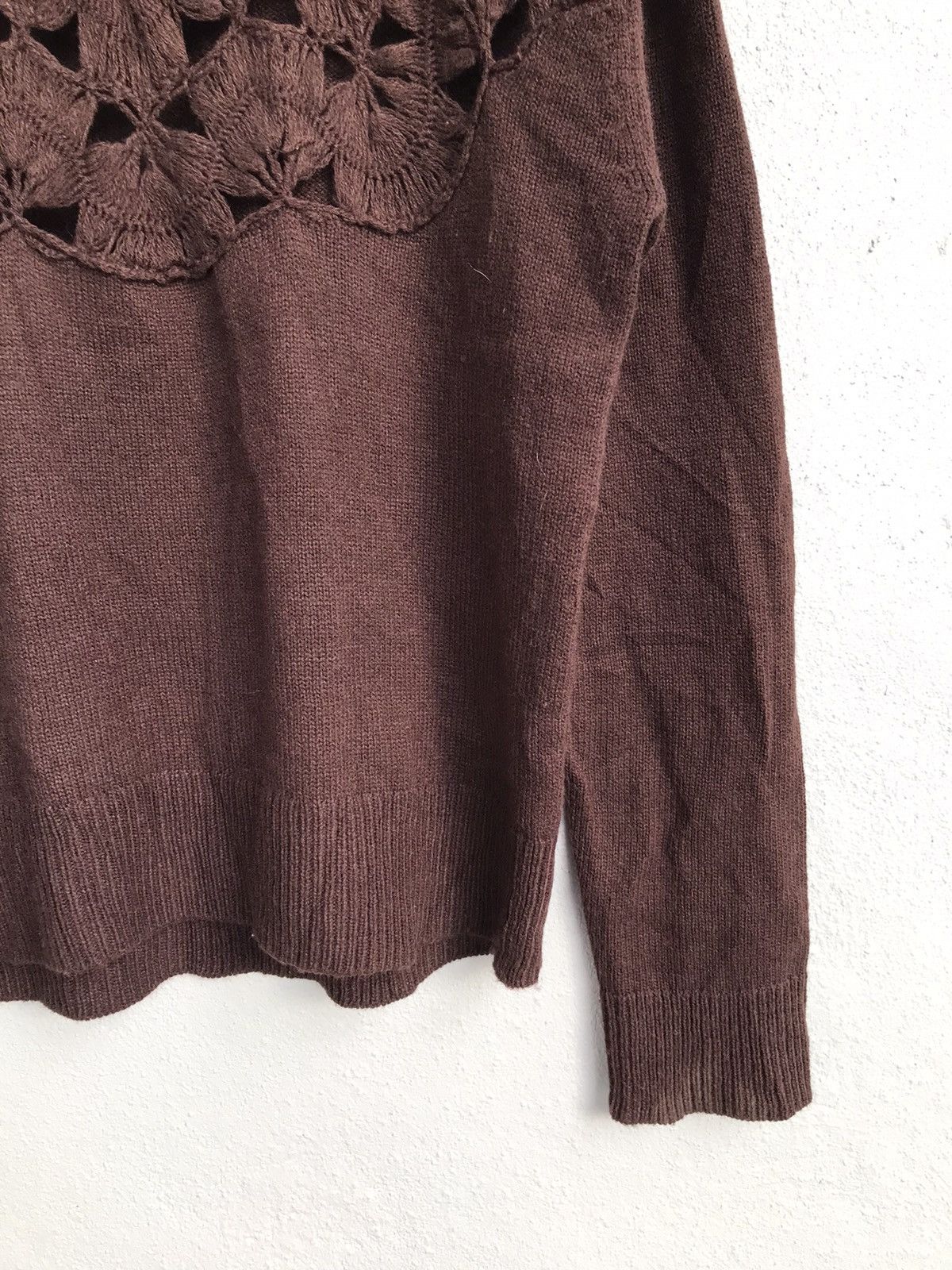 Issey Miyake × Vintage Vtg Issey Miyake Sunao Kuwahara Knit Sweater Size M / US 6-8 / IT 42-44 - 3 Thumbnail