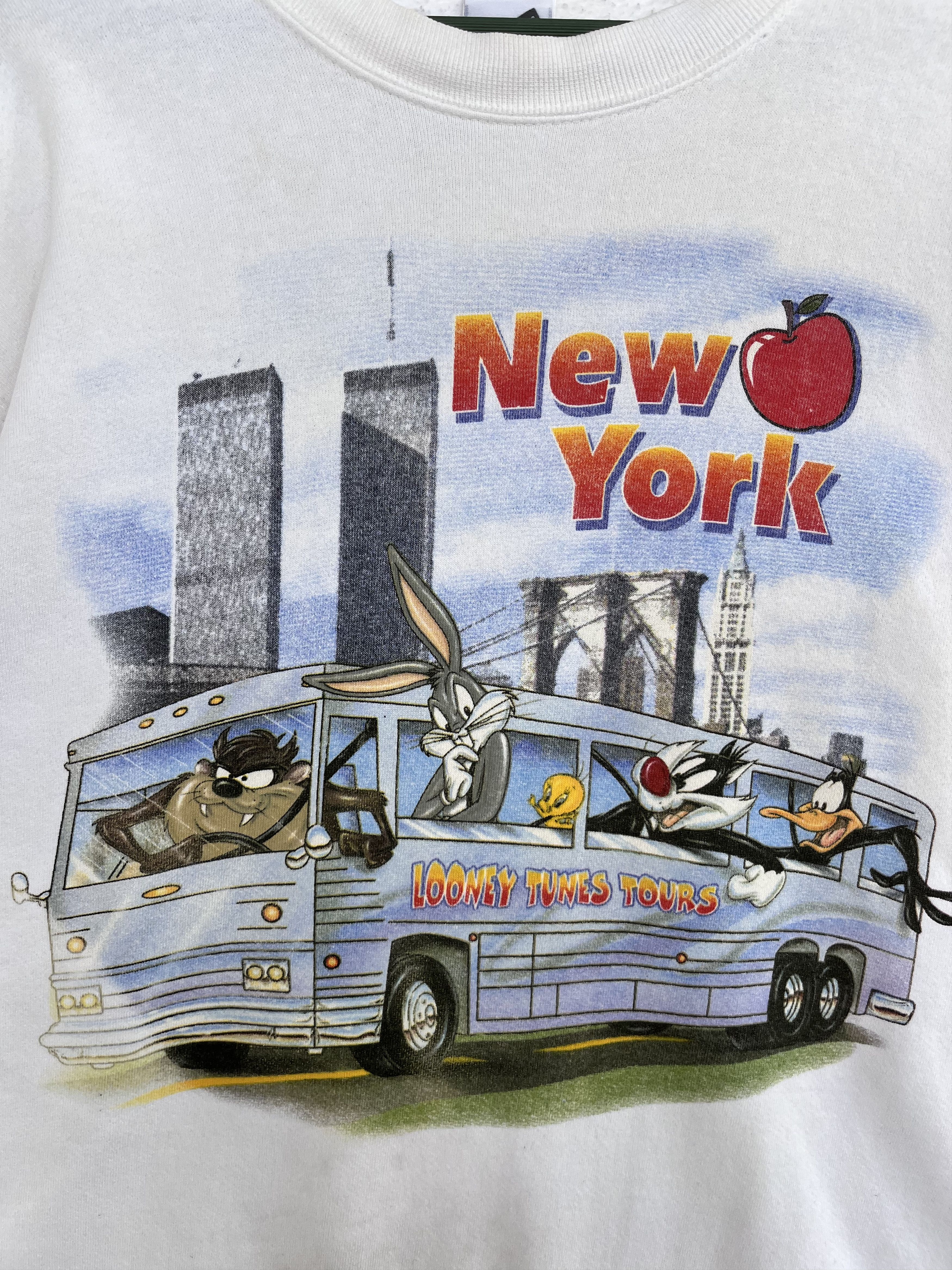 Cartoon Network × Warner Bros Vintage 1999 Looney Tunes Tour New York Sweatshirt Size US M / EU 48-50 / 2 - 3 Thumbnail