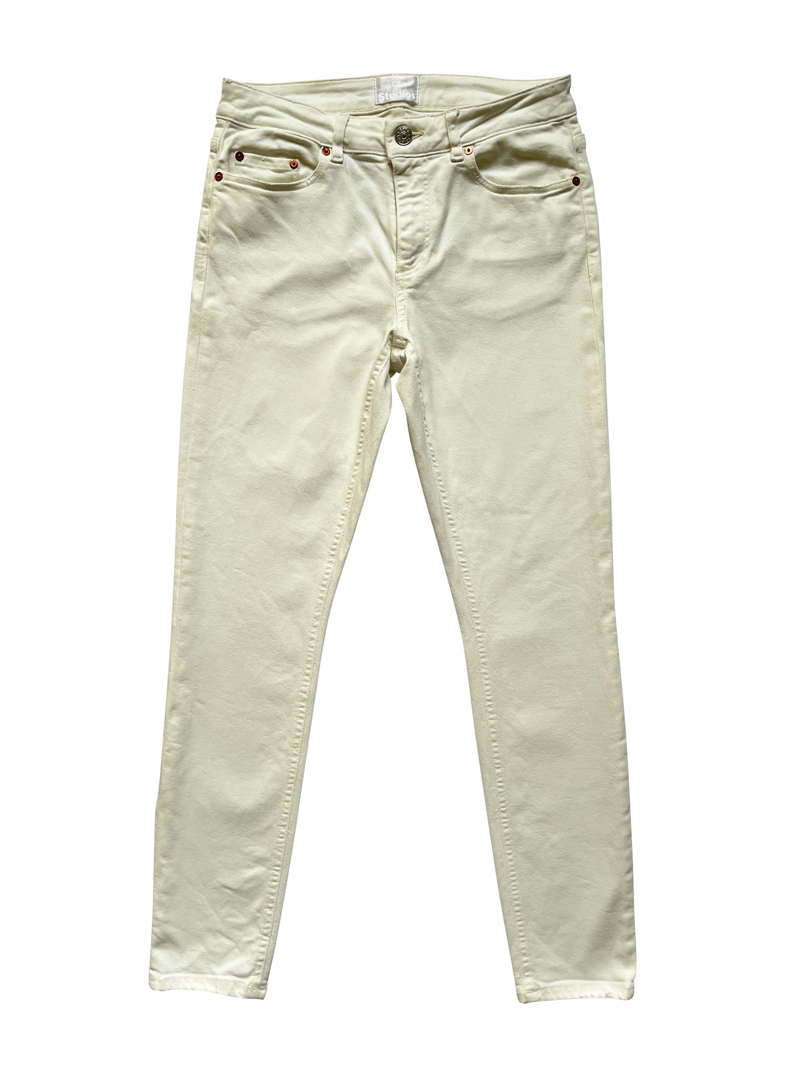 Acne Studios ⚡️QUICK SALE⚡️Acne Studios White Skinny Jeans Pants Size 26" / US 2 / IT 38 - 1 Thumbnail