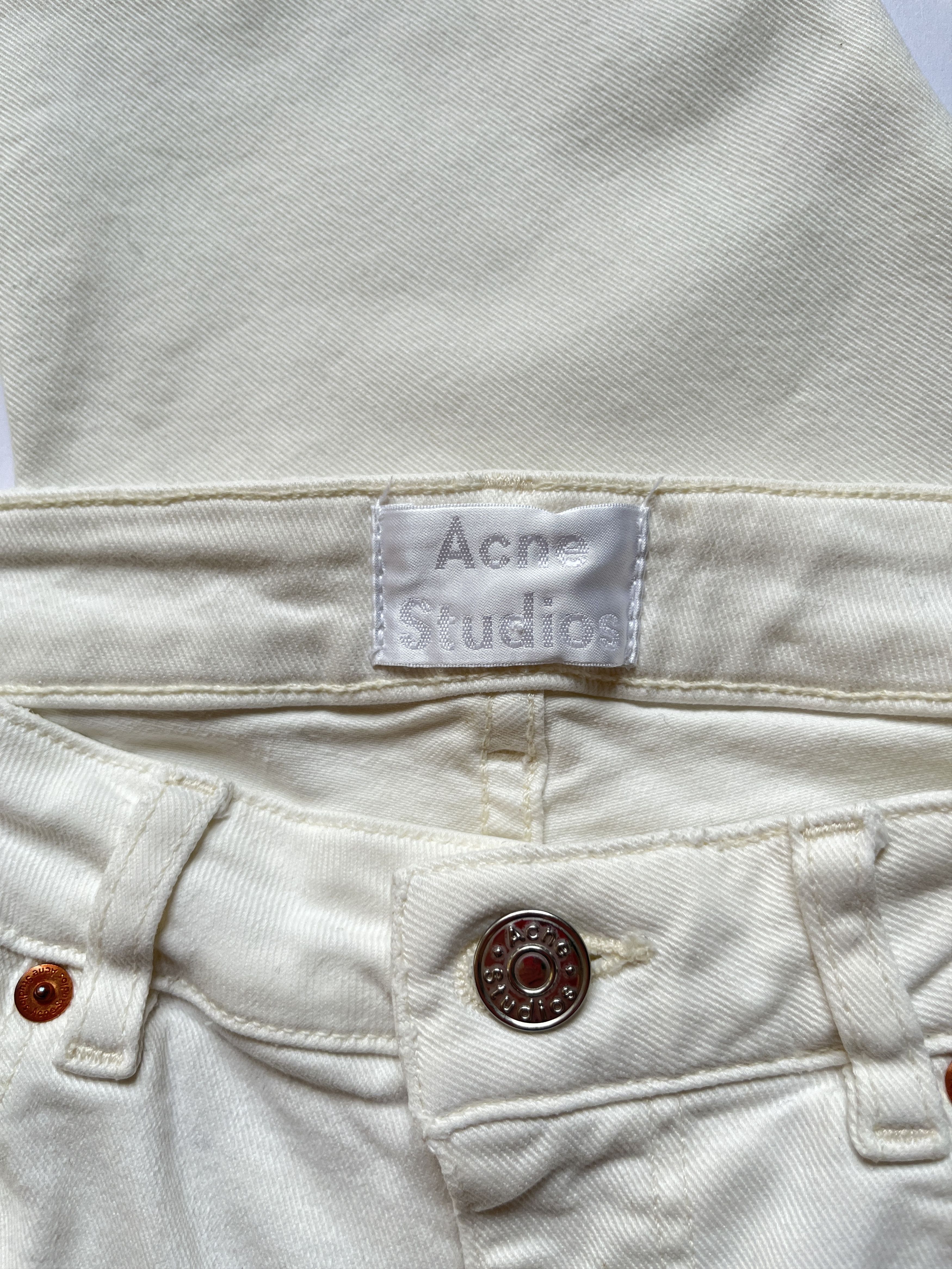 Acne Studios ⚡️QUICK SALE⚡️Acne Studios White Skinny Jeans Pants Size 26" / US 2 / IT 38 - 3 Thumbnail