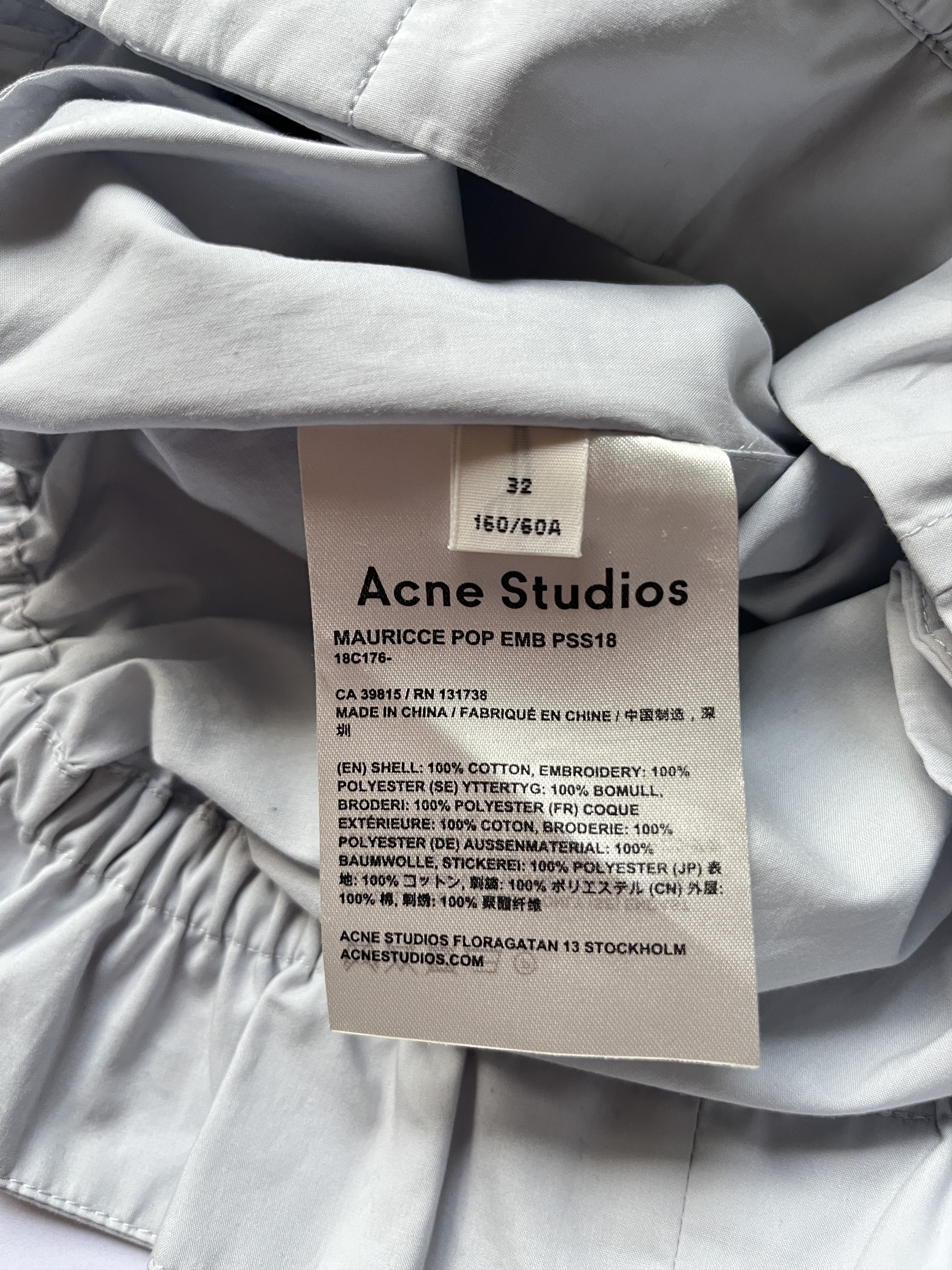 Acne Studios ⚡️QUICK SALE⚡️2018 Acne Studios Light Grey Shorts Size 26" / US 2 / IT 38 - 4 Thumbnail