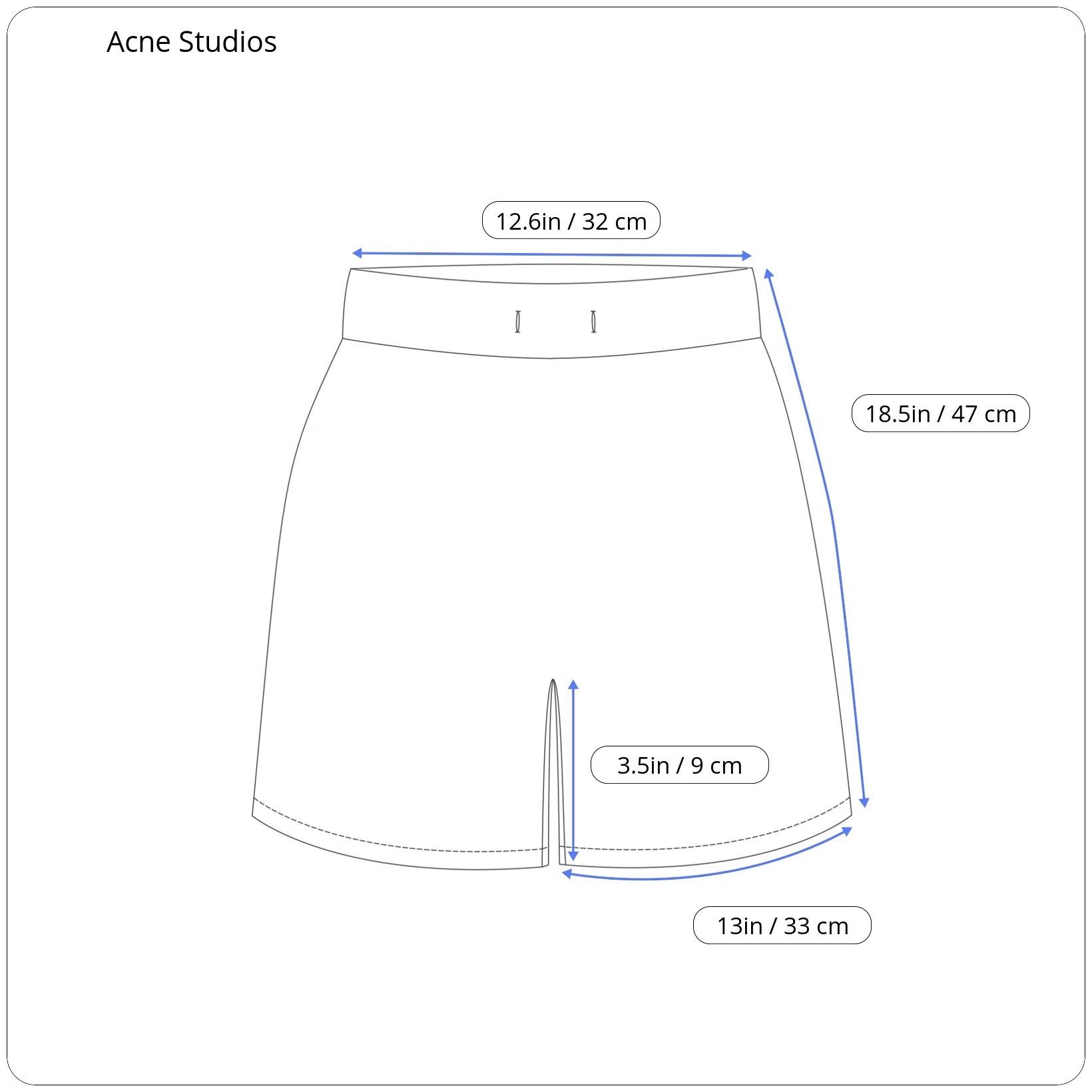 Acne Studios ⚡️QUICK SALE⚡️2018 Acne Studios Light Grey Shorts Size 26" / US 2 / IT 38 - 6 Thumbnail