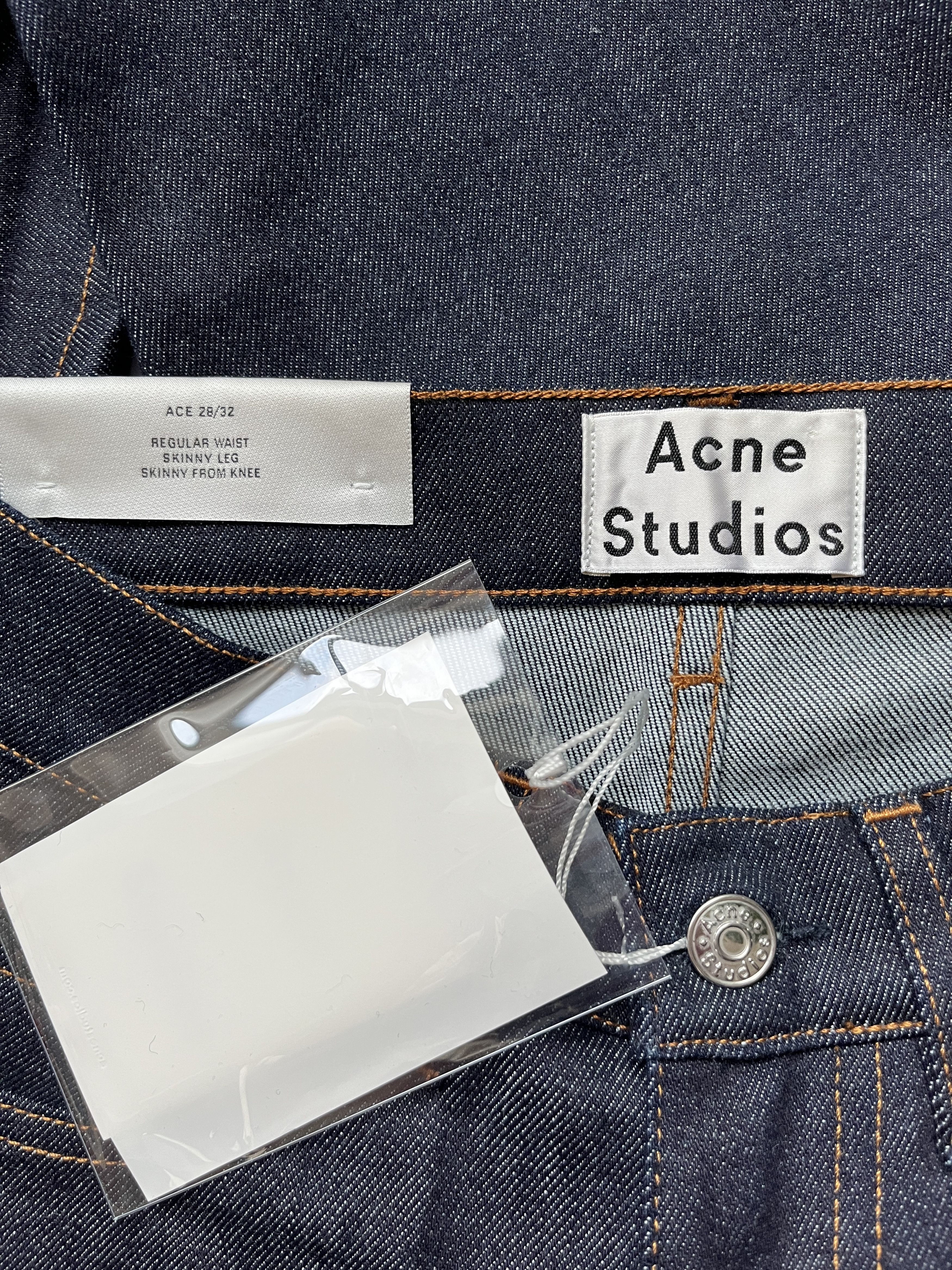 Acne Studios ⚡️QUICK SALE⚡️Acne Studios Blue Raw Denim Jeans Size US 28 / EU 44 - 3 Thumbnail