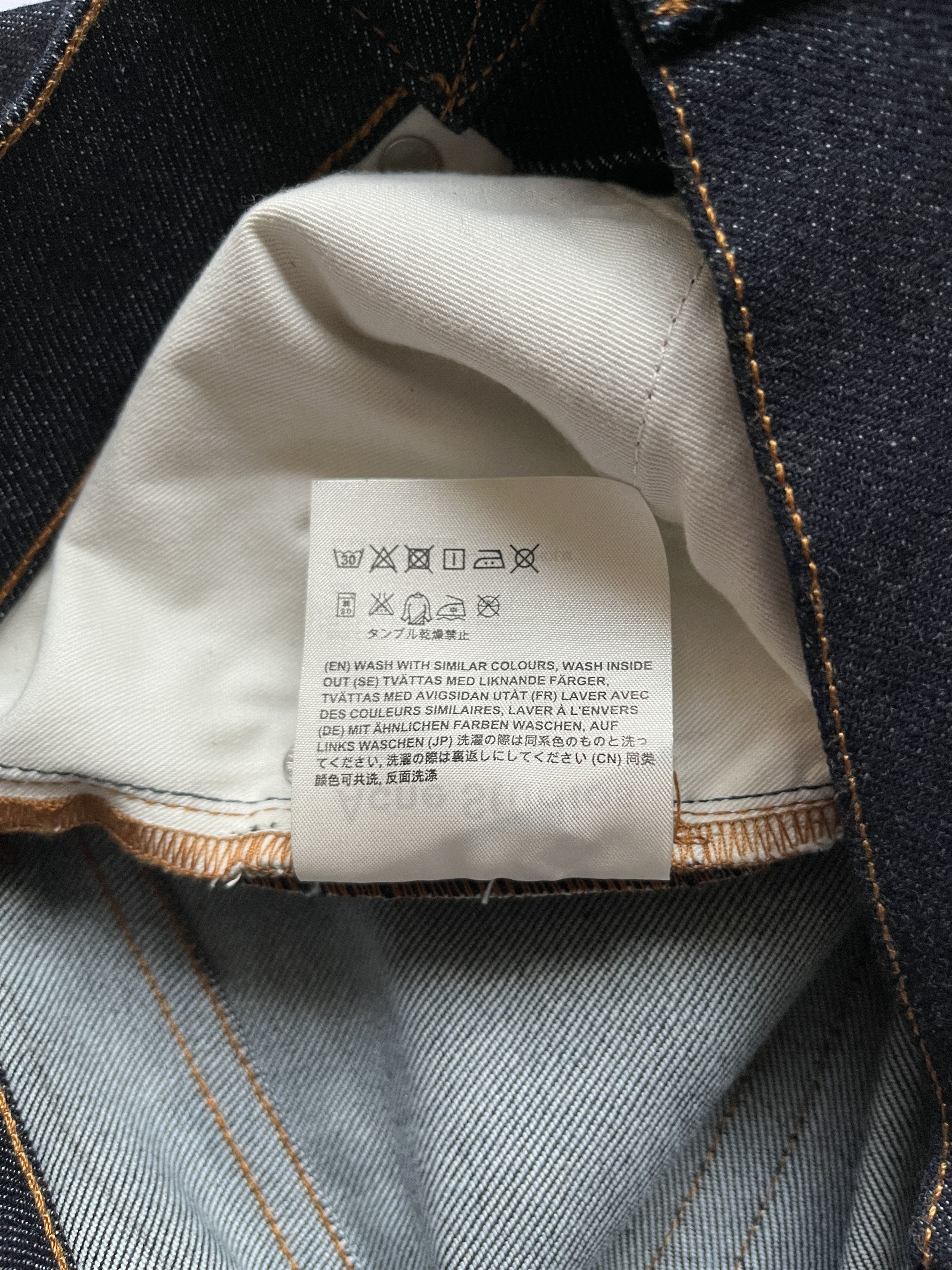 Acne Studios ⚡️QUICK SALE⚡️Acne Studios Blue Raw Denim Jeans Size US 28 / EU 44 - 5 Thumbnail