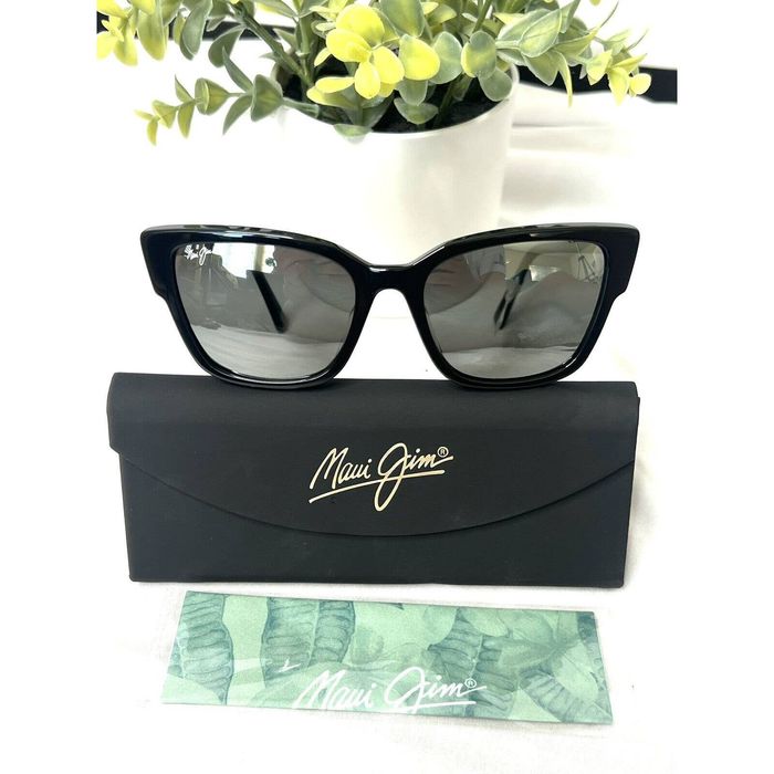 Maui Jim Maui Jim Women's Kou Polarized Cat Eye Sunglasses MJ88402