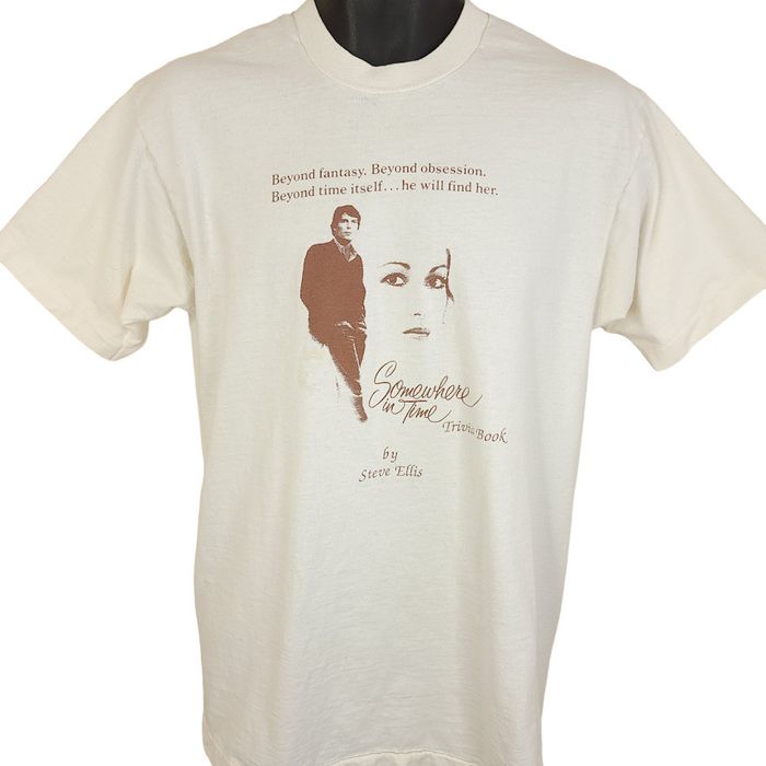 Fruit Of The Loom Somewhere In Time T Shirt Vintage 90s Christopher