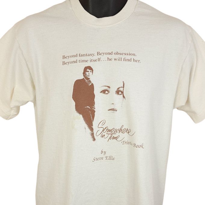 Fruit Of The Loom Somewhere In Time T Shirt Vintage 90s Christopher