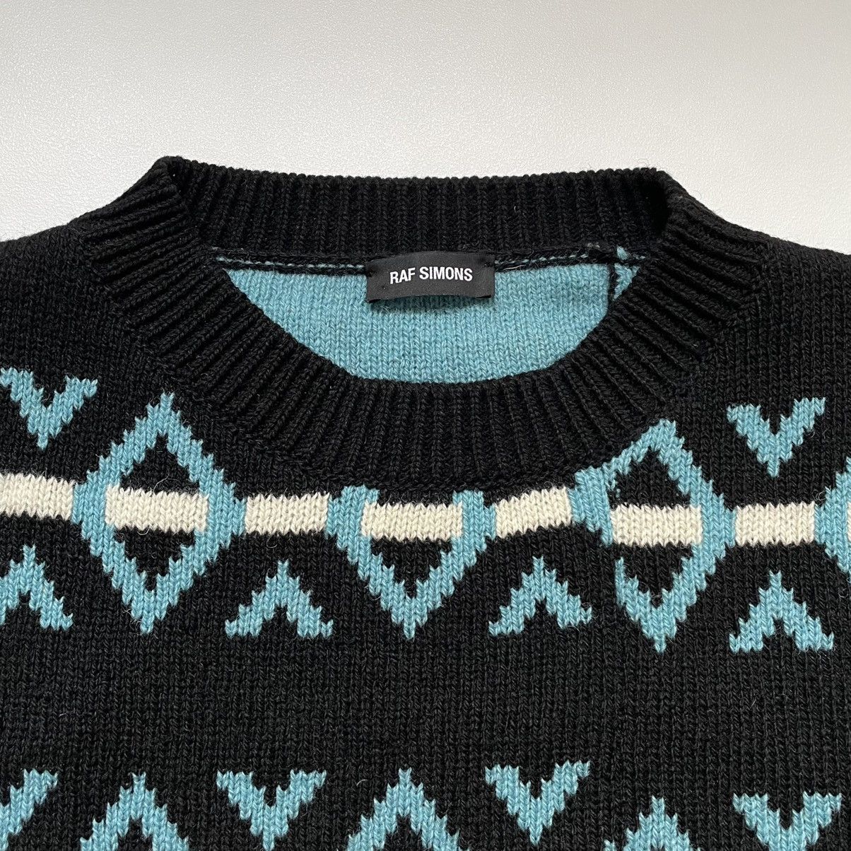 Raf Simons A/W 16 Oversized Patterned Sweater Size US XL / EU 56 / 4 - 3 Thumbnail