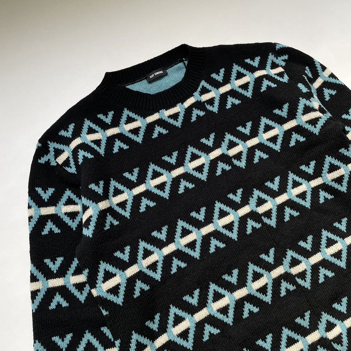 Raf Simons A/W 16 Oversized Patterned Sweater Size US XL / EU 56 / 4 - 4 Thumbnail