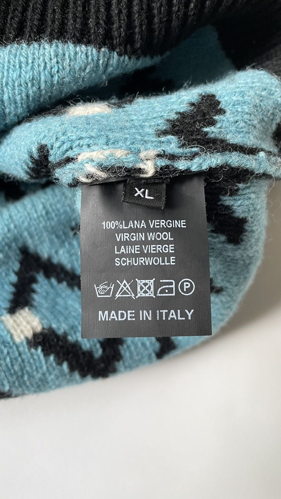 Raf Simons A/W 16 Oversized Patterned Sweater Size US XL / EU 56 / 4 - 11 Thumbnail