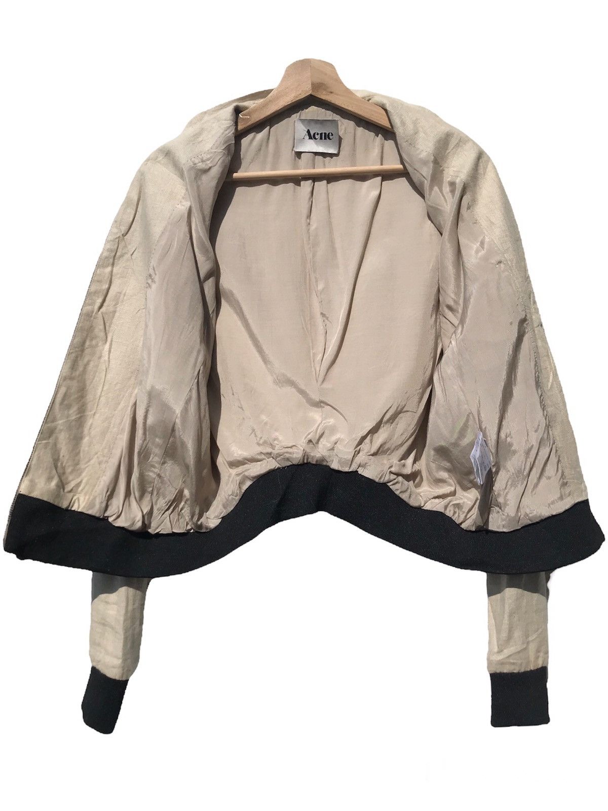 Acne Studios Acne Dark Linen PSS12 Size 34 Jacket Size XS / US 0-2 / IT 36-38 - 4 Thumbnail