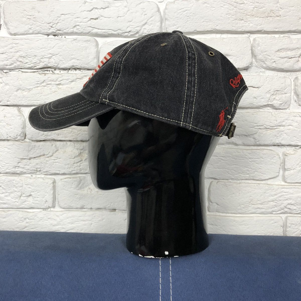 Polo Ralph Lauren Polo Ralph Lauren USA Flag vintage cap Size ONE SIZE - 3 Thumbnail
