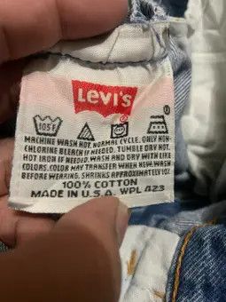 Levi's Vintage 90s Levis 501 XX Faded Blue Jeans Made In Usa Size US 29 - 8 Thumbnail
