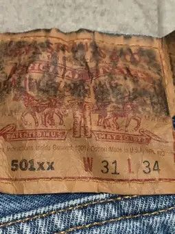 Levi's Vintage 90s Levis 501 XX Faded Blue Jeans Made In Usa Size US 29 - 7 Thumbnail