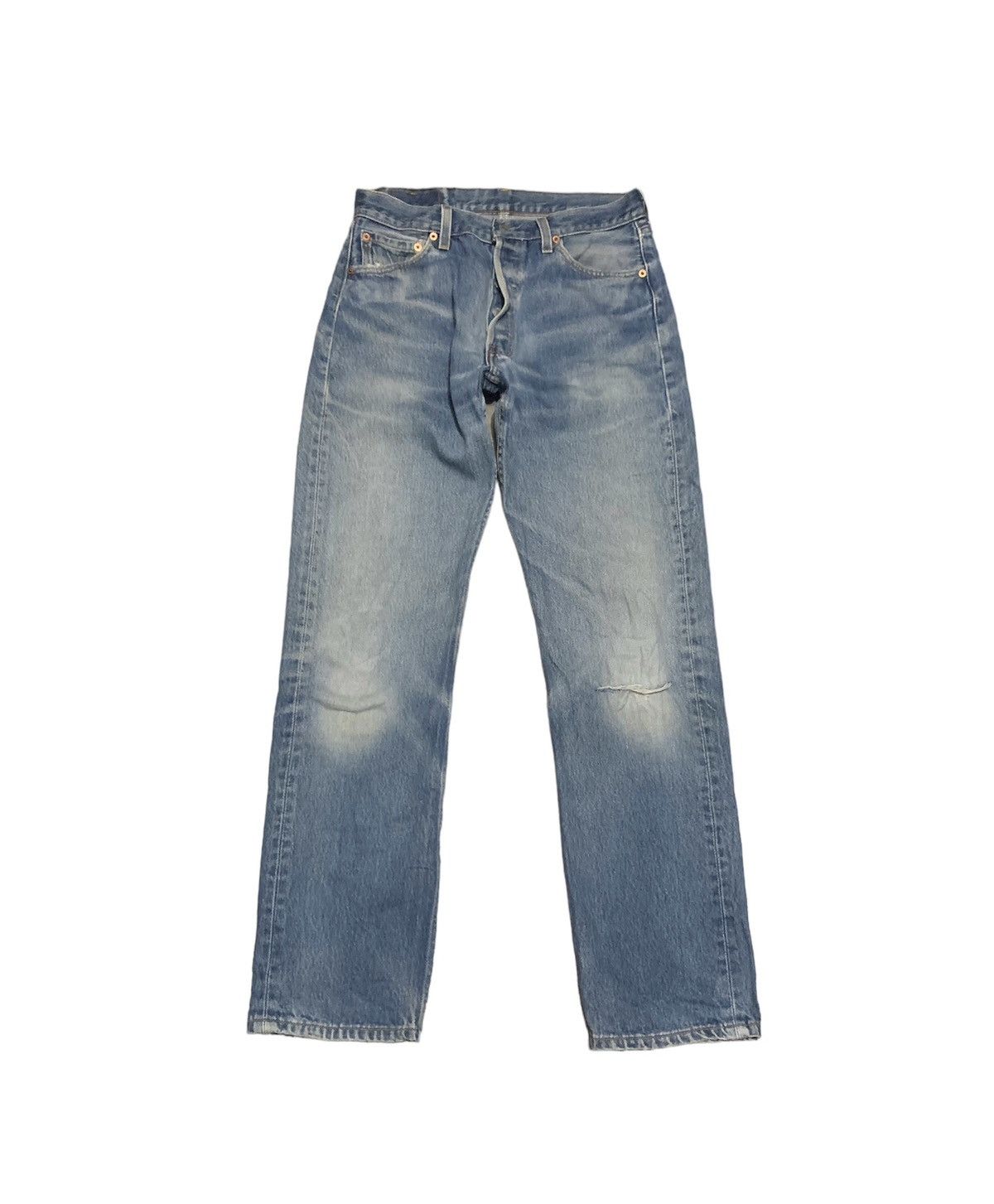 Denim Jeans Levis 501 Vintage Vintage 90s Levis 501 XX Faded Blue