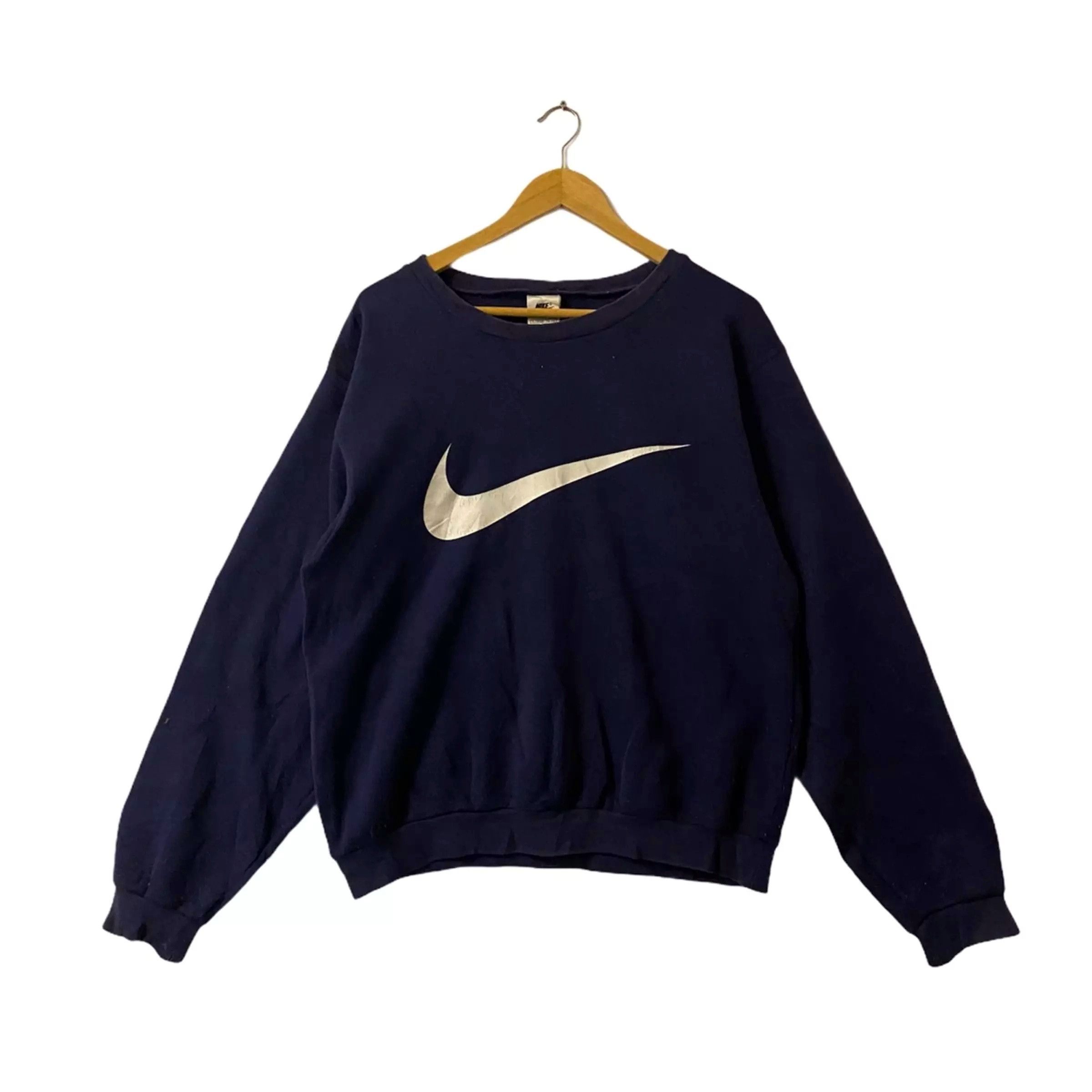 Nike × Vintage Vintage sweatshirt nike swoosh 90s Size US M / EU 48-50 / 2 - 1 Thumbnail