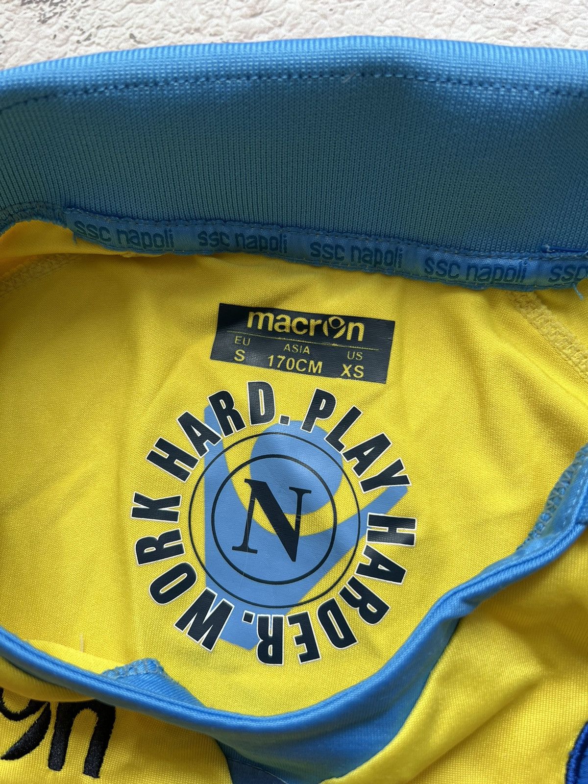 Macron × Vintage 2011/12 NAPOLI Macron Jersey Shirt Size US S / EU 44-46 / 1 - 4 Thumbnail