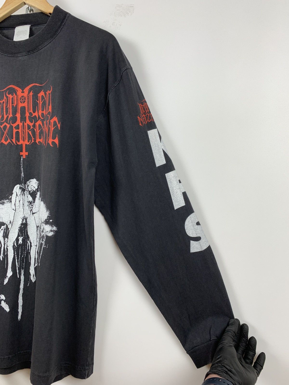 Band Tees Vintage Impaled Nazarene Is The Only Law Long Sleeve Shirt Size US XL / EU 56 / 4 - 10 Thumbnail