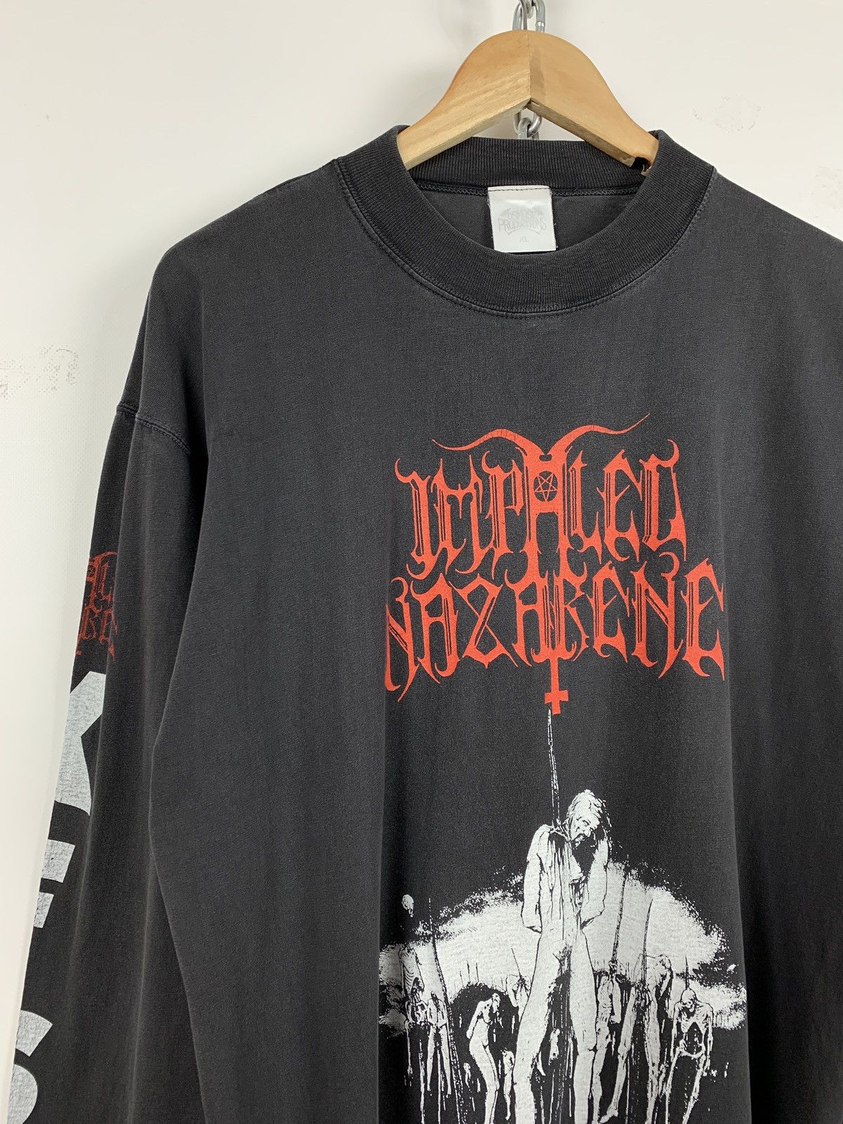 Band Tees Vintage Impaled Nazarene Is The Only Law Long Sleeve Shirt Size US XL / EU 56 / 4 - 7 Thumbnail