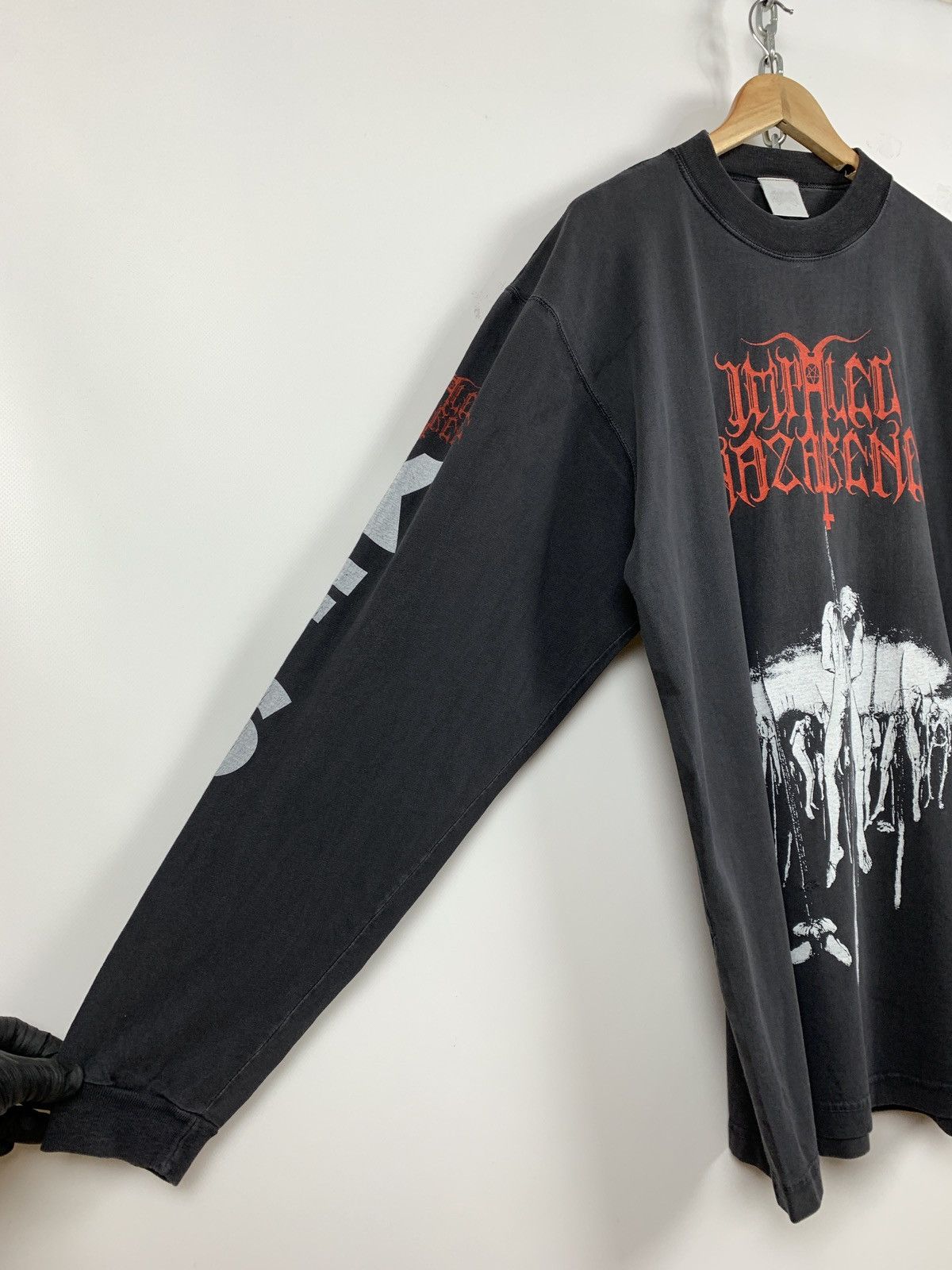 Band Tees Vintage Impaled Nazarene Is The Only Law Long Sleeve Shirt Size US XL / EU 56 / 4 - 9 Thumbnail