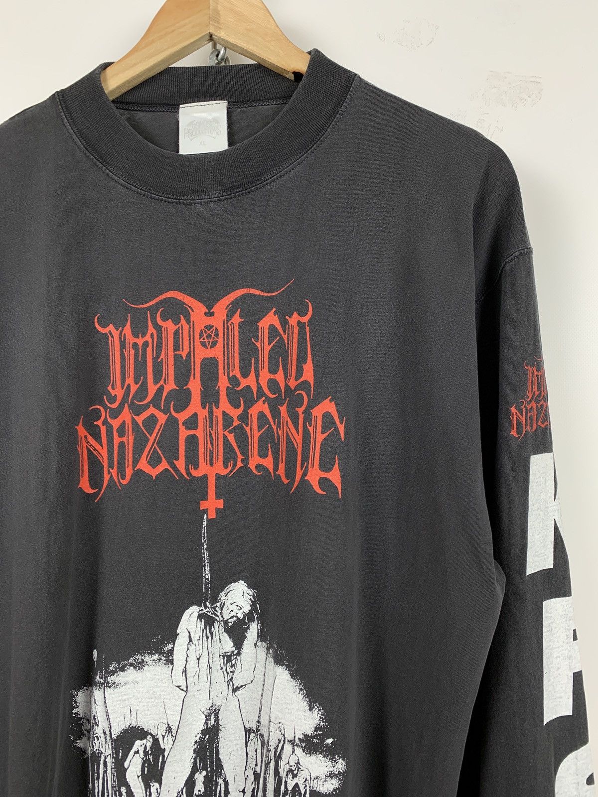 Band Tees Vintage Impaled Nazarene Is The Only Law Long Sleeve Shirt Size US XL / EU 56 / 4 - 6 Thumbnail