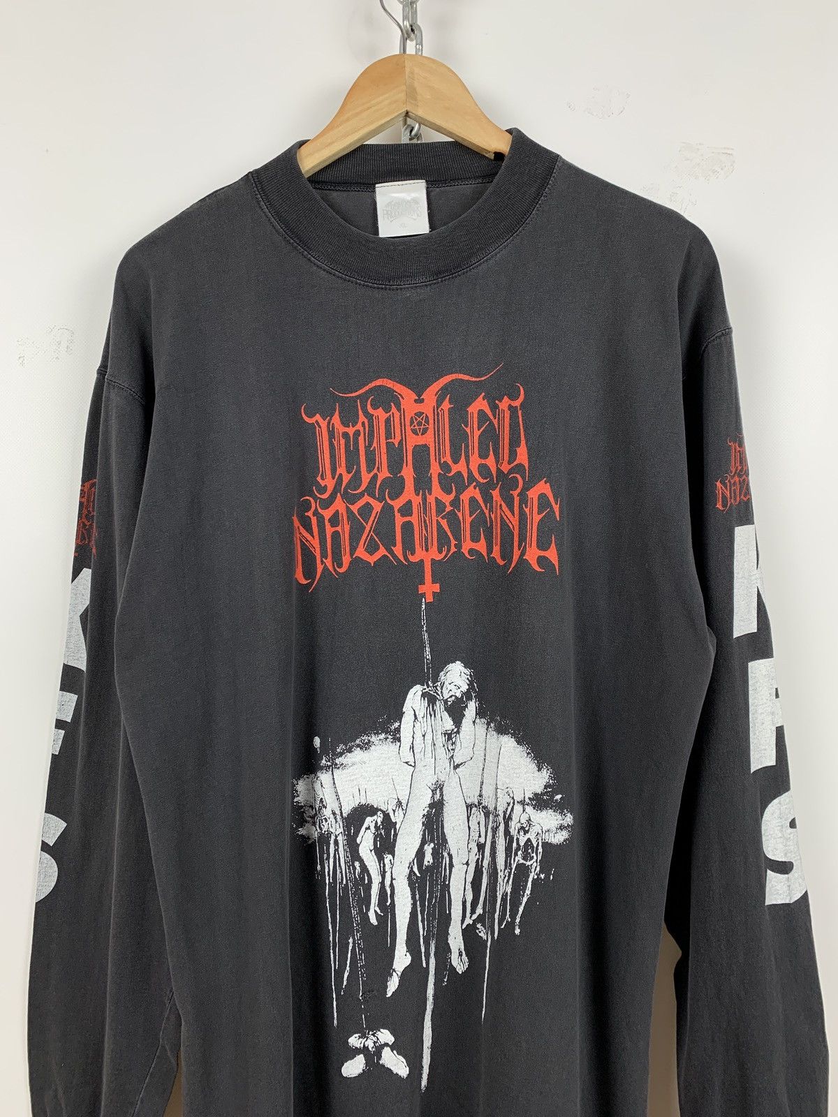 Band Tees Vintage Impaled Nazarene Is The Only Law Long Sleeve Shirt Size US XL / EU 56 / 4 - 5 Thumbnail
