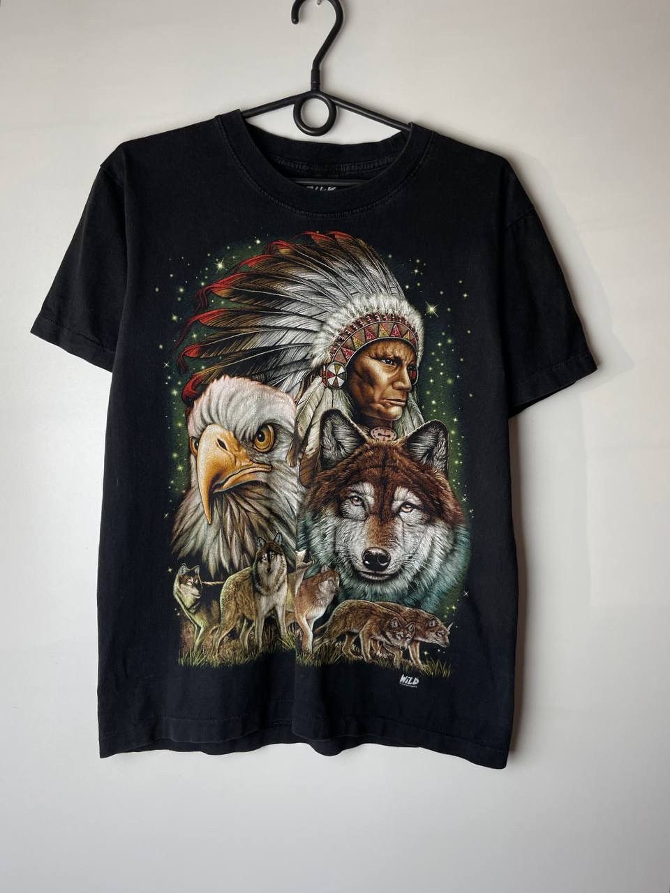 Vintage Indian Wolf vintage t-shirts size M Size US M / EU 48-50 / 2 - 1 Thumbnail