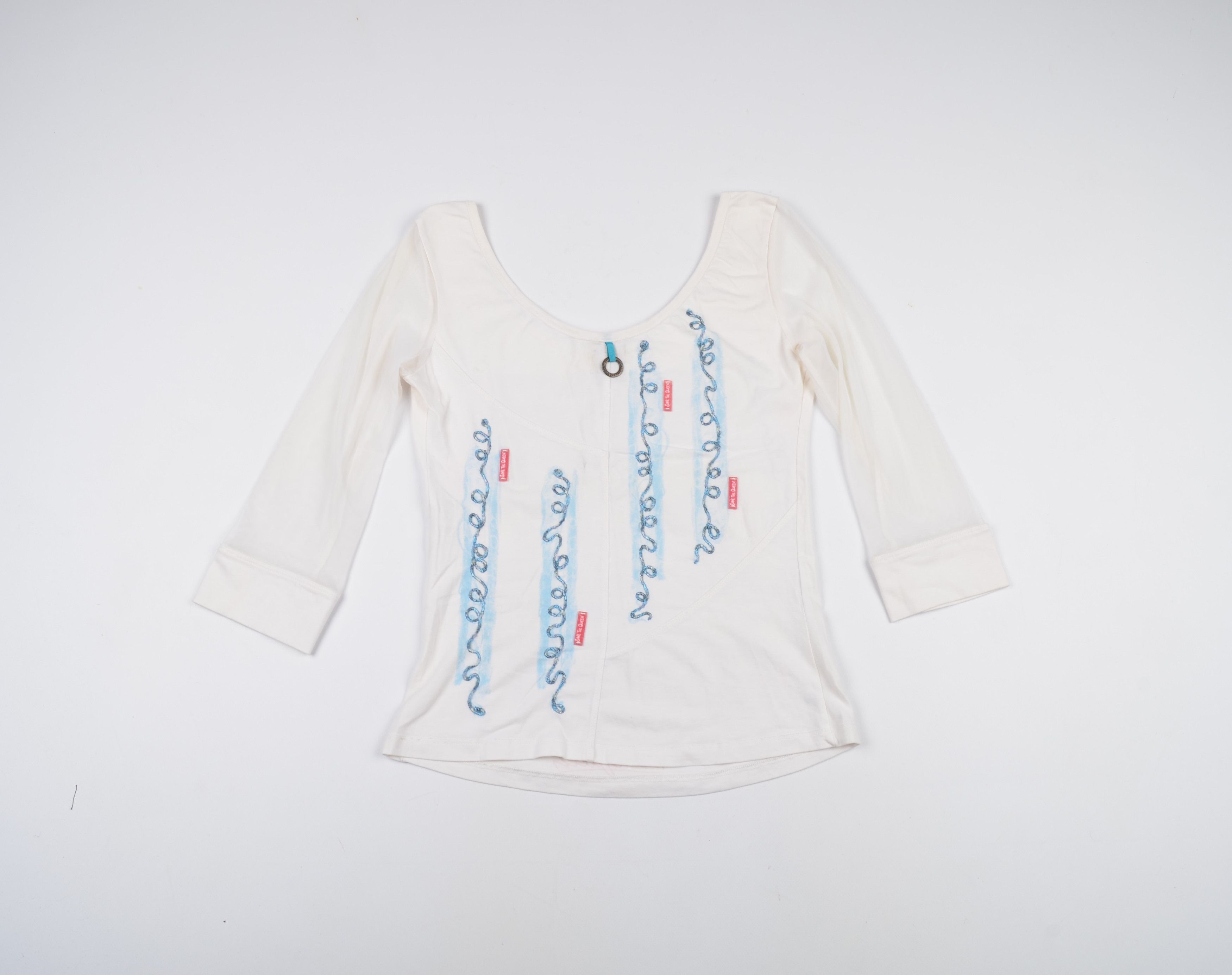 Other Vintage Save the Queen Mesh Printed Top Size M / US 6-8 / IT 42-44 - 10 Thumbnail
