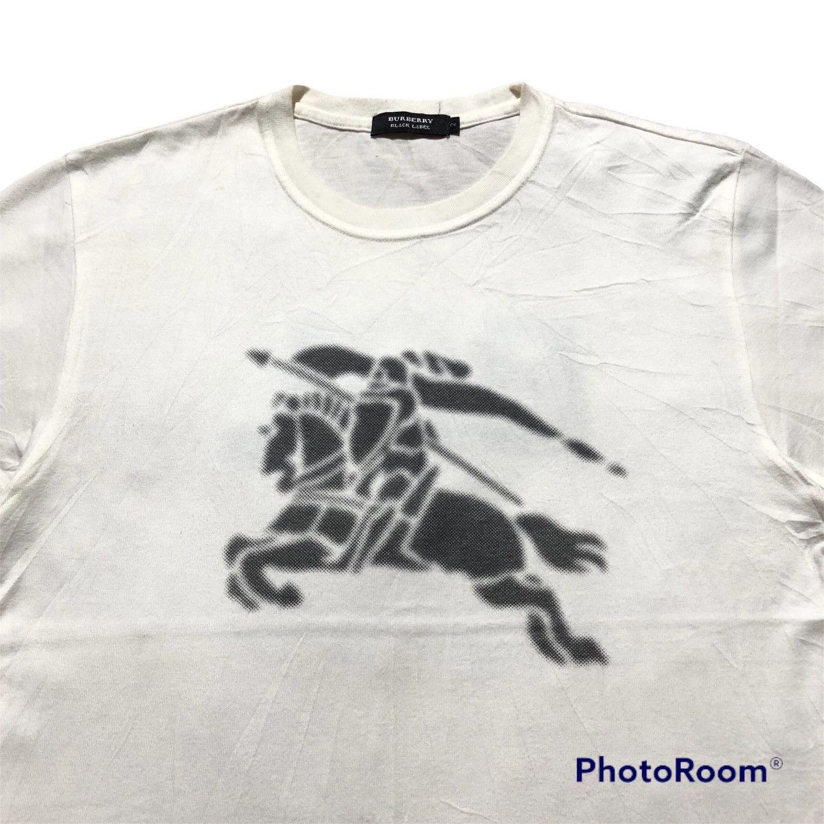 Black Label Rare‼️🔥Burberry Black Label Big Logo Motion T-Shirt Size US S / EU 44-46 / 1 - 3 Thumbnail